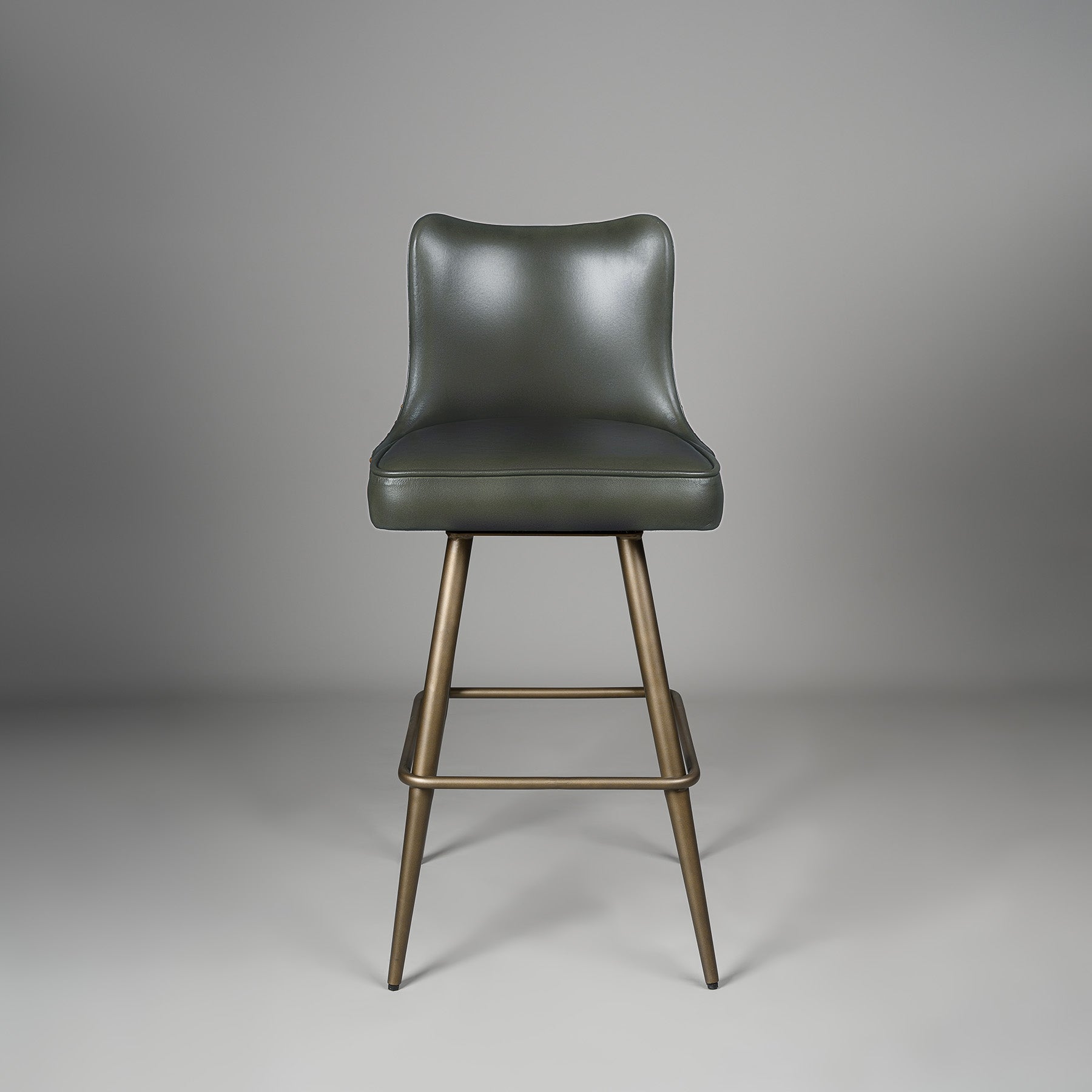 Chester Bar Stool Antique Legs Green