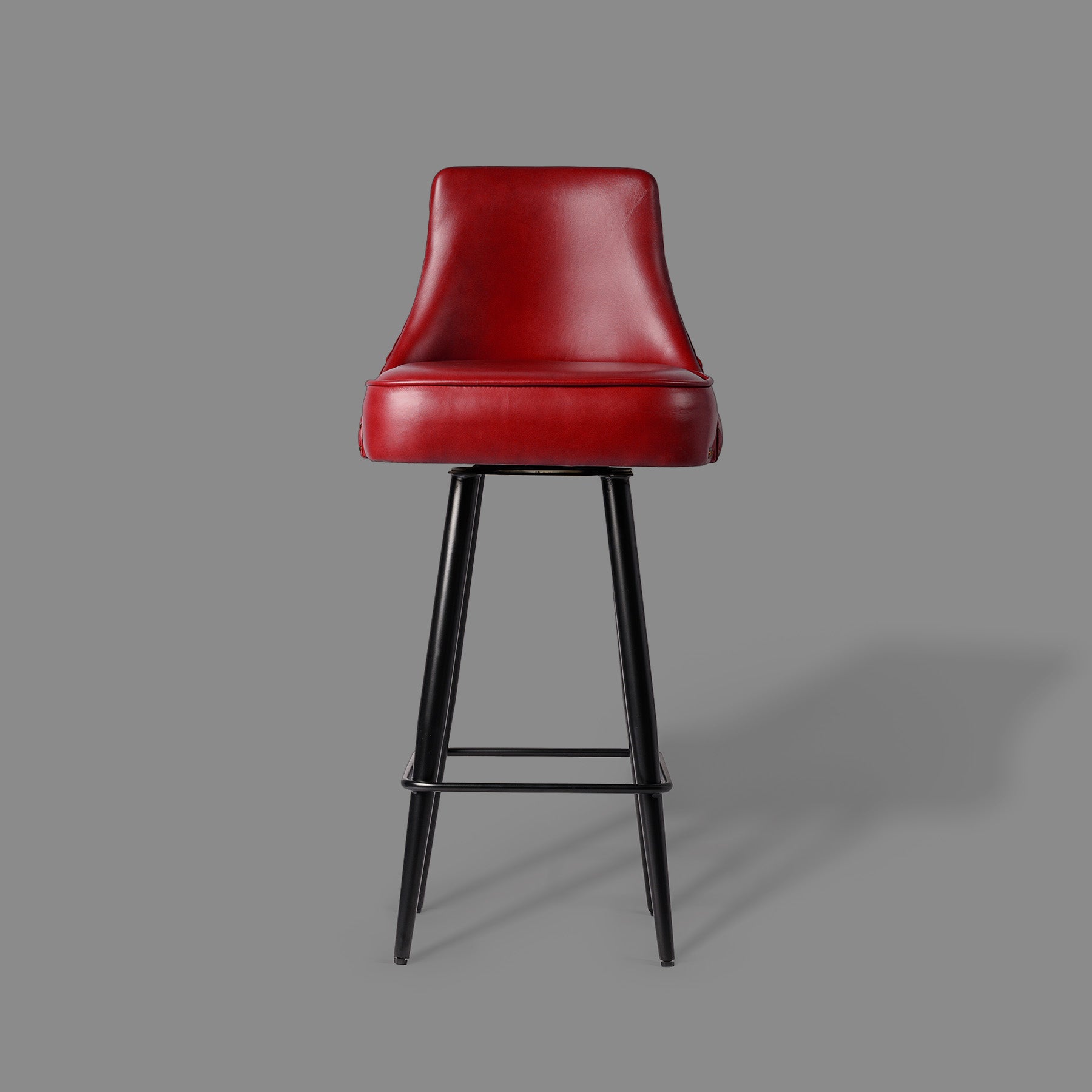 Chester Bar Stool Red - Three Sixty