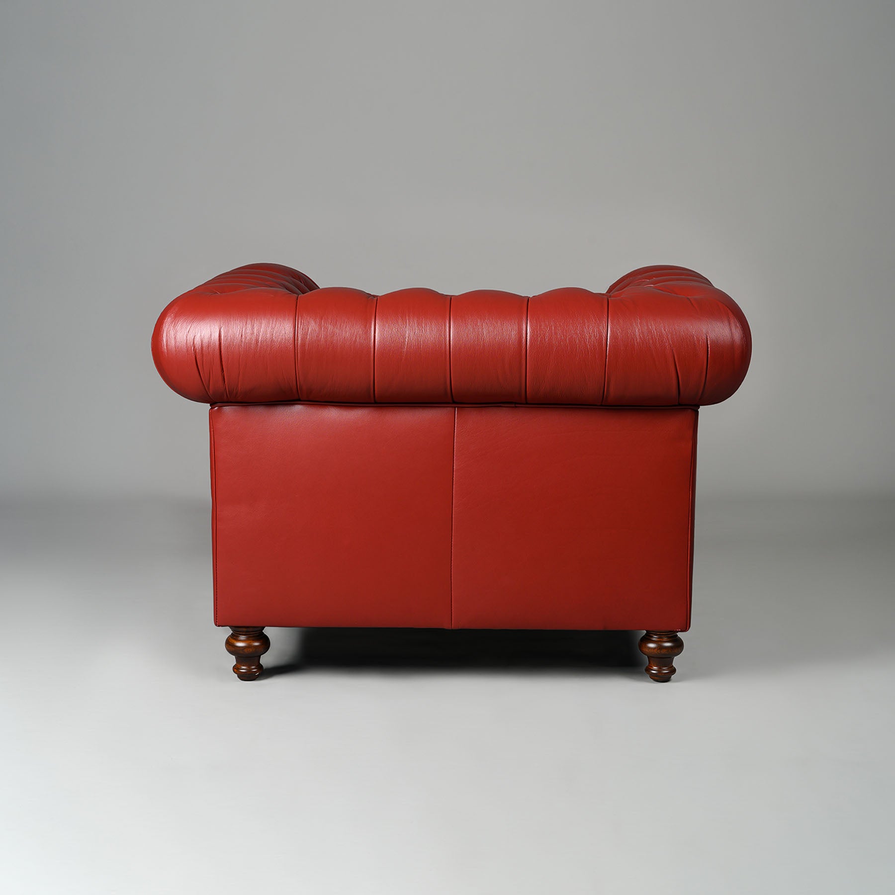 Classic Chesterfield Single Seater Sofa Red