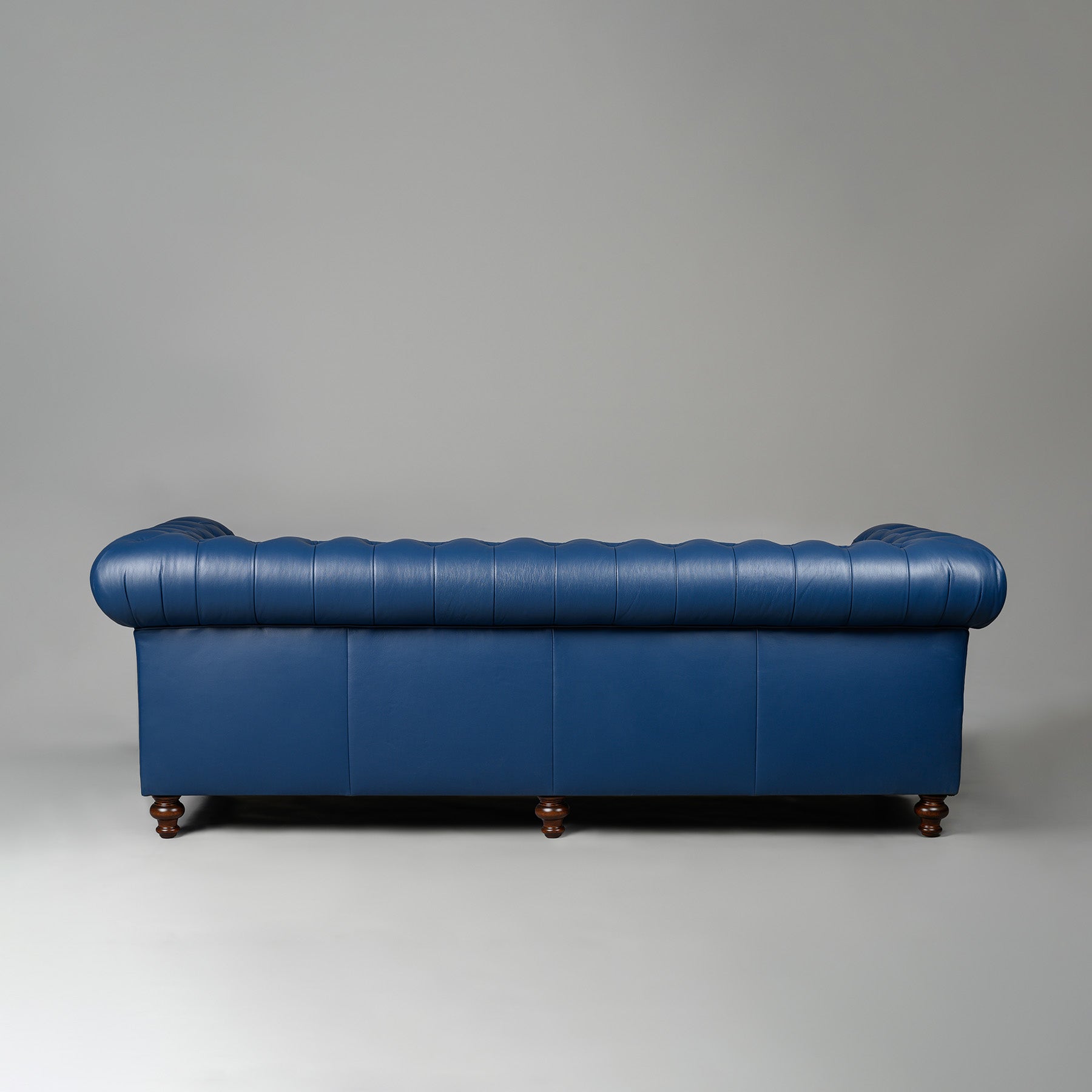 Classic Chesterfield Three Seater Sofa Blue