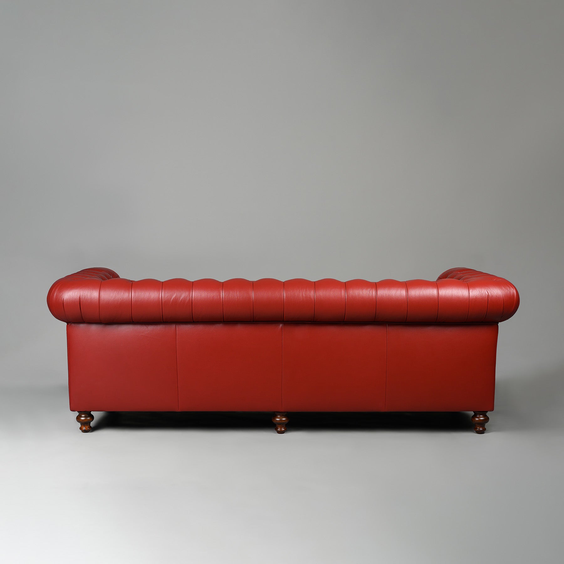 Classic Chesterfield Three Seater Sofa Red