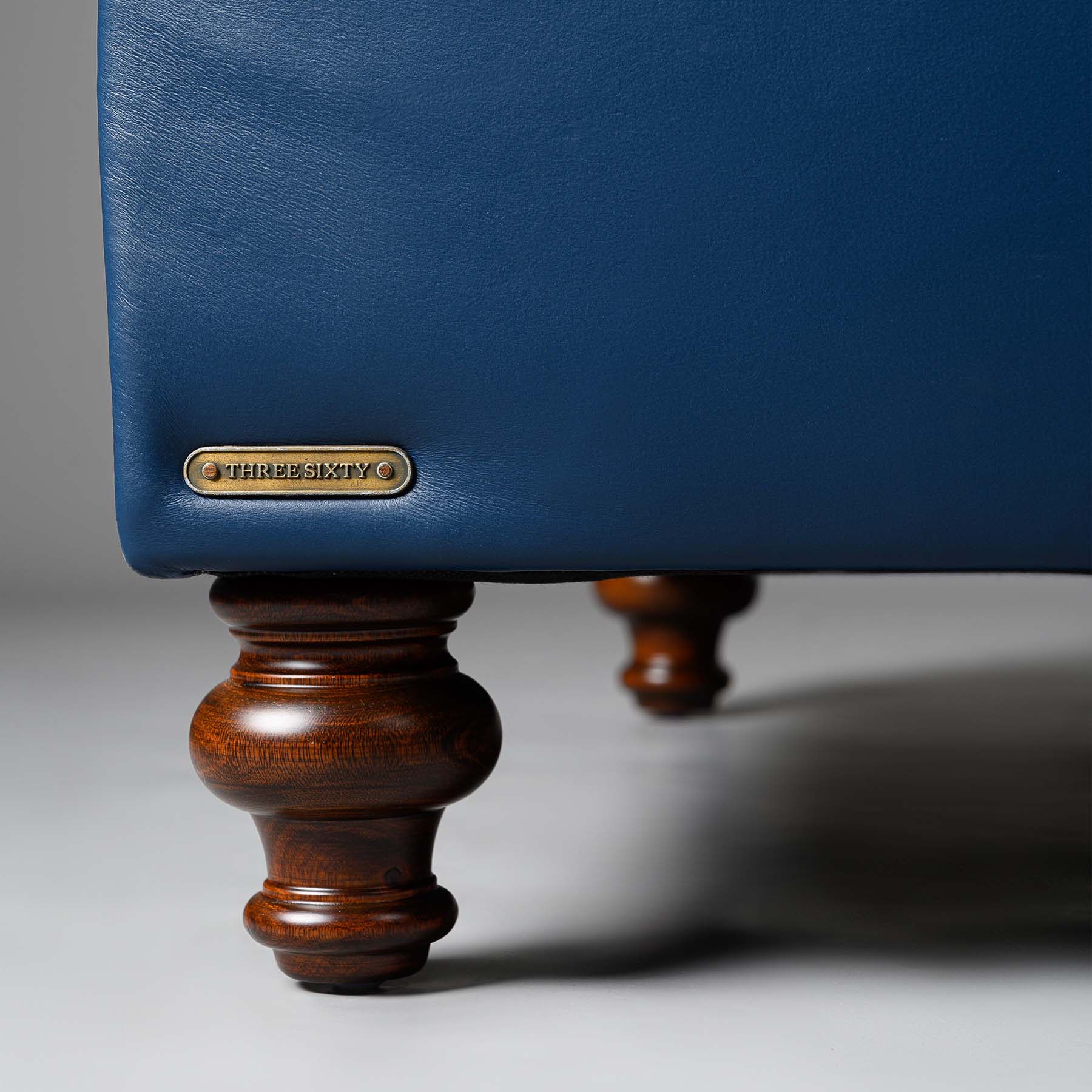 Classic Chesterfield Two Seater Sofa Blue