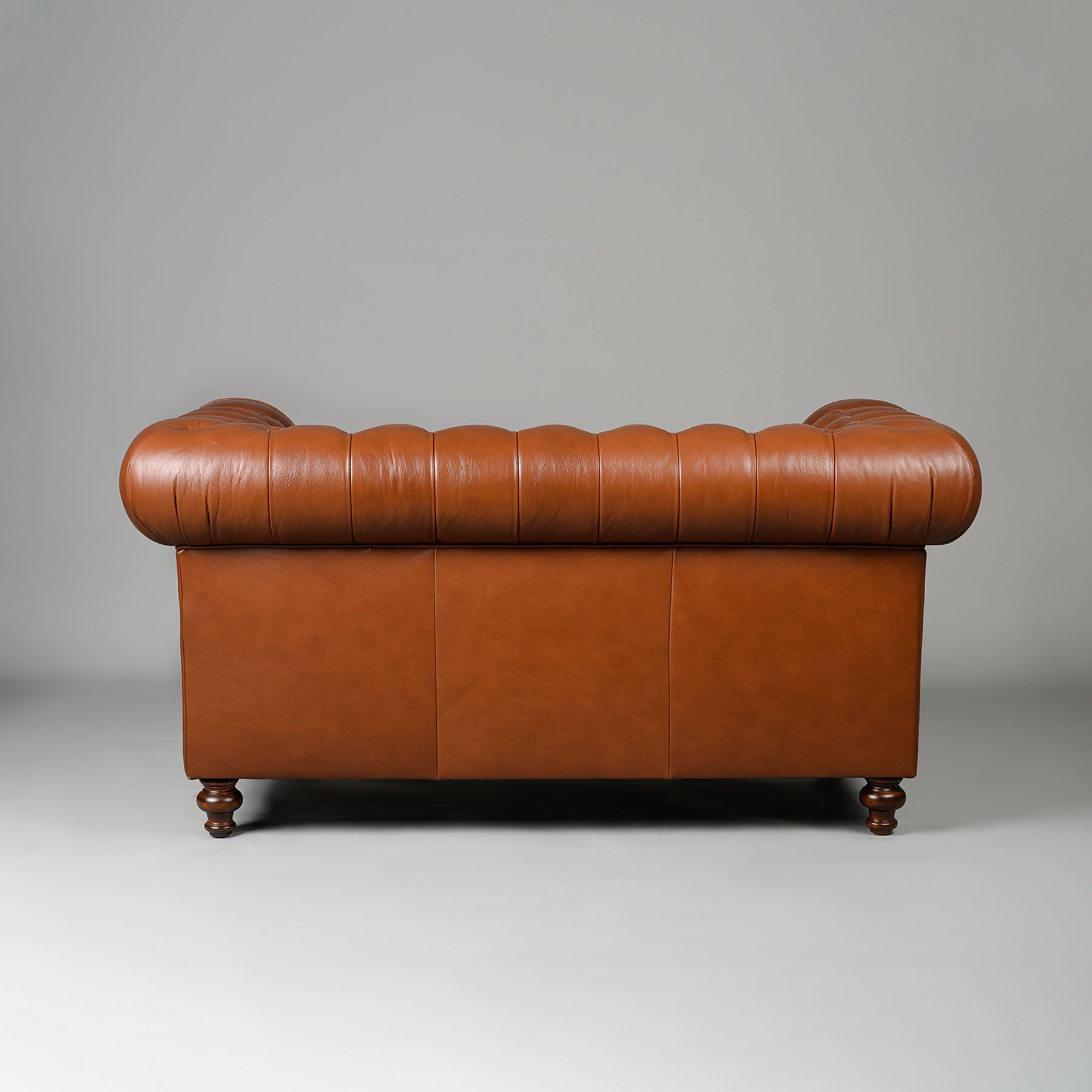Classic Chesterfield Two Seater Sofa Cognac