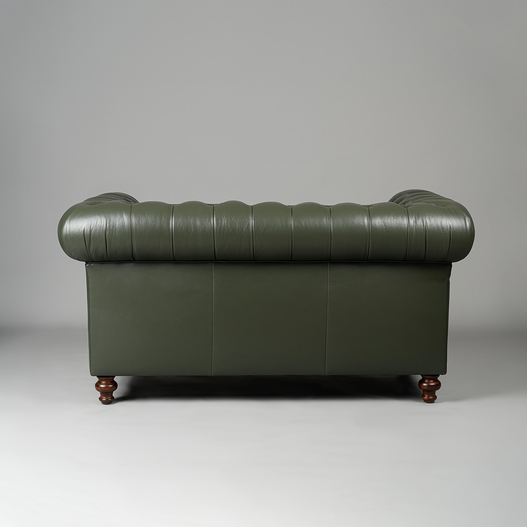 Classic Chesterfield Two Seater Sofa Olive Green