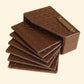 Coasters Set Of 6 Brown