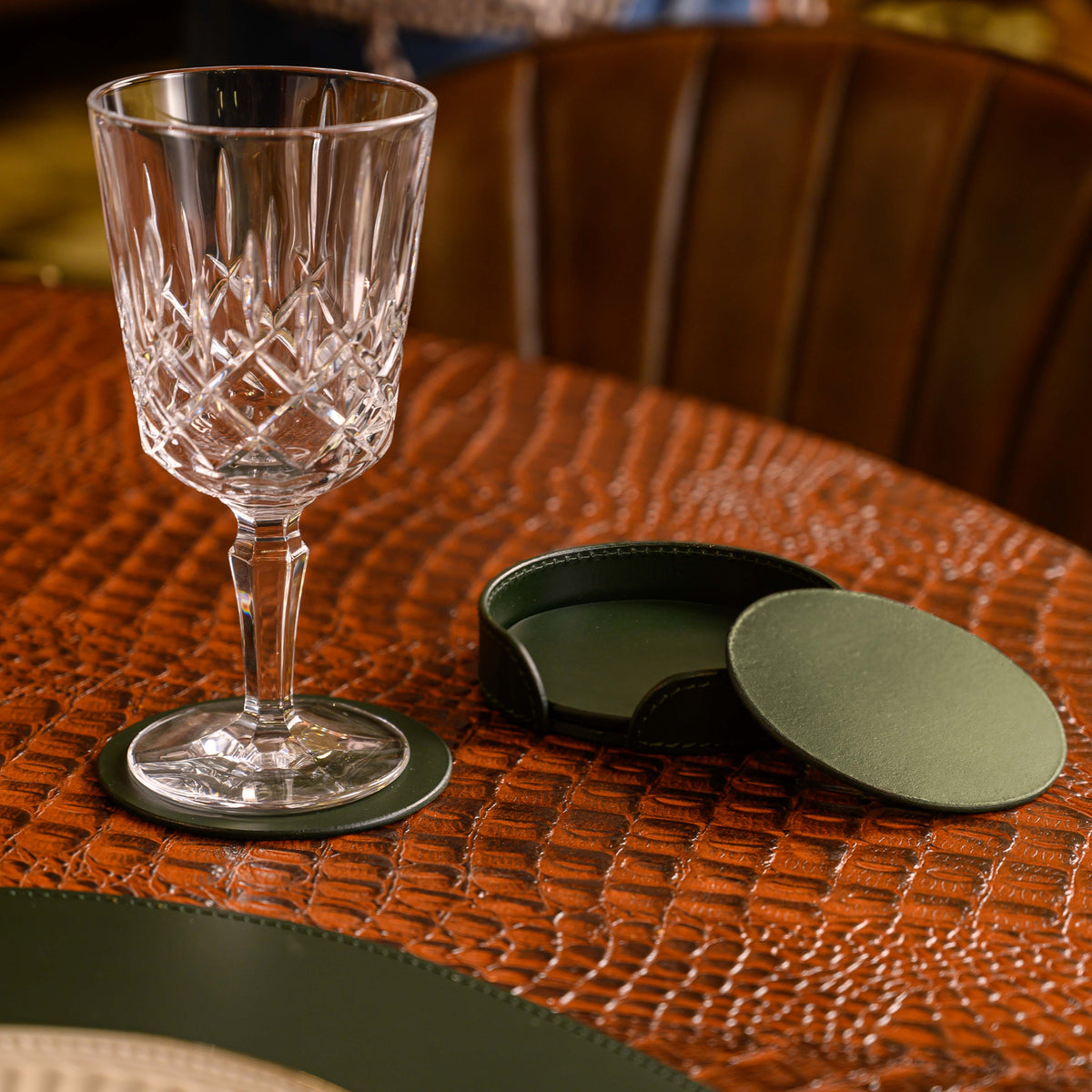 Sterling Classic Coasters Round Green