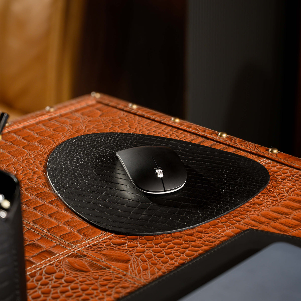 Sterling Croco Mousepad Black