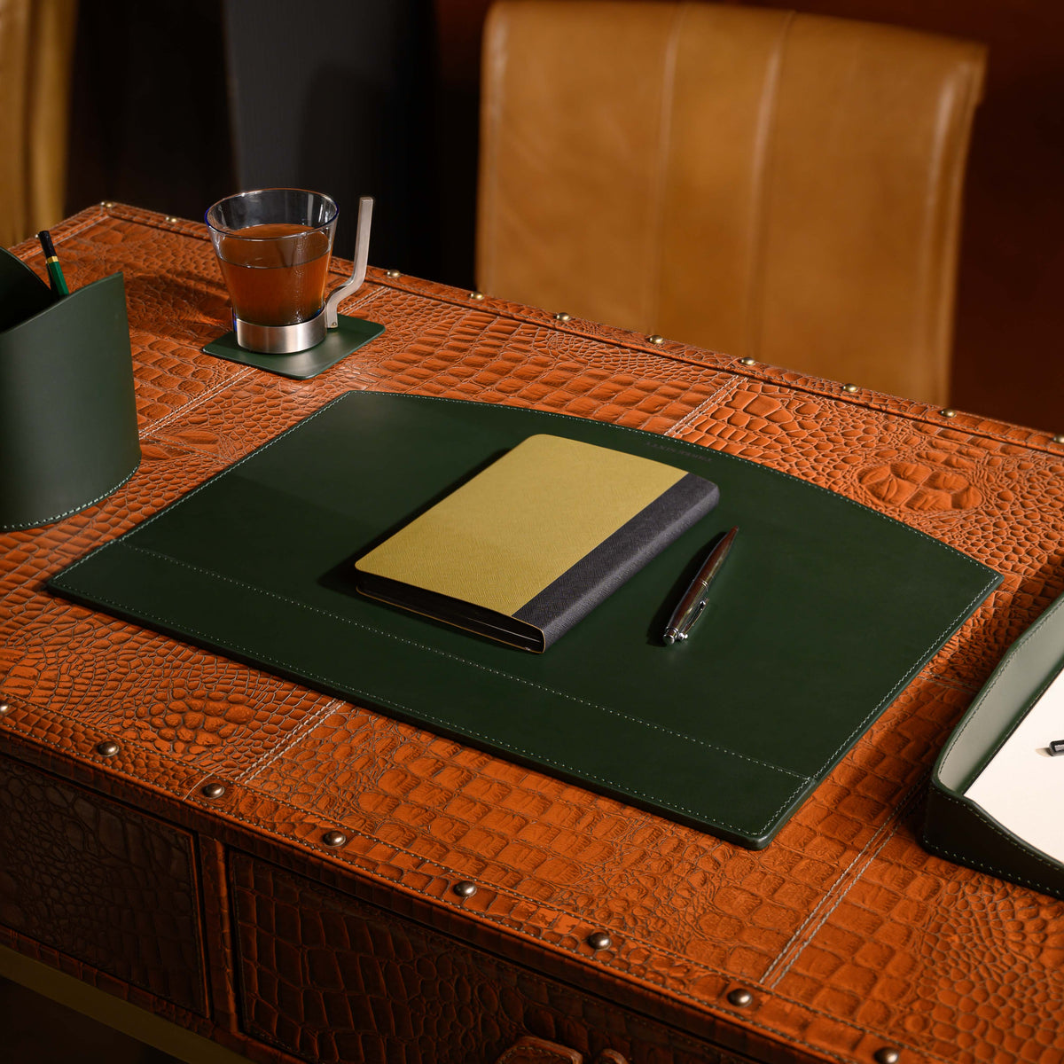 Sterling Classic Desk Blotter Green