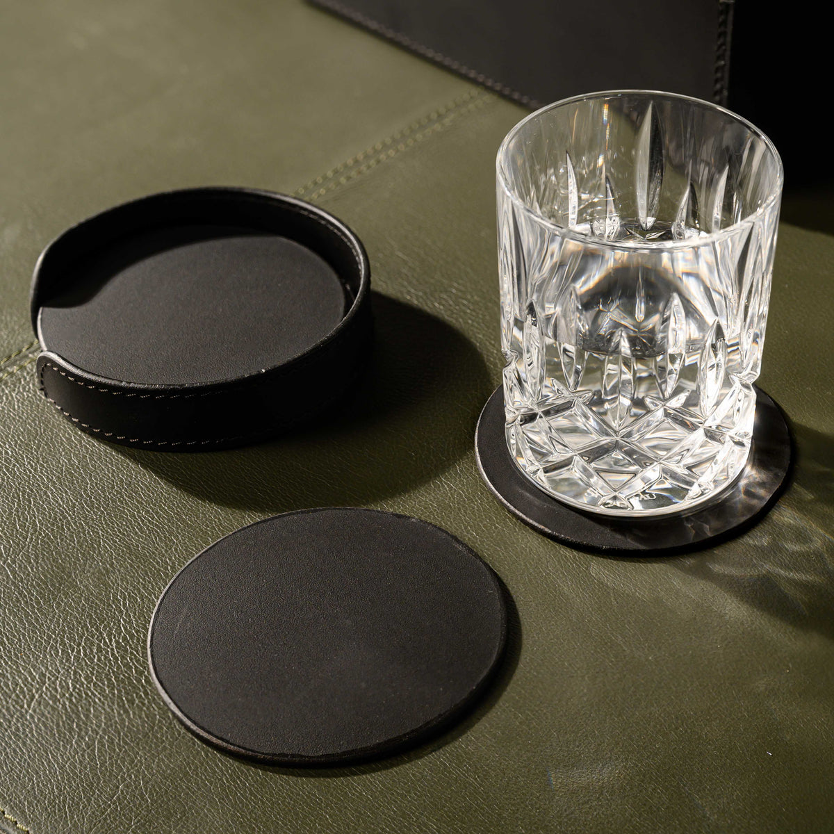 Sterling Classic Coasters Round Black