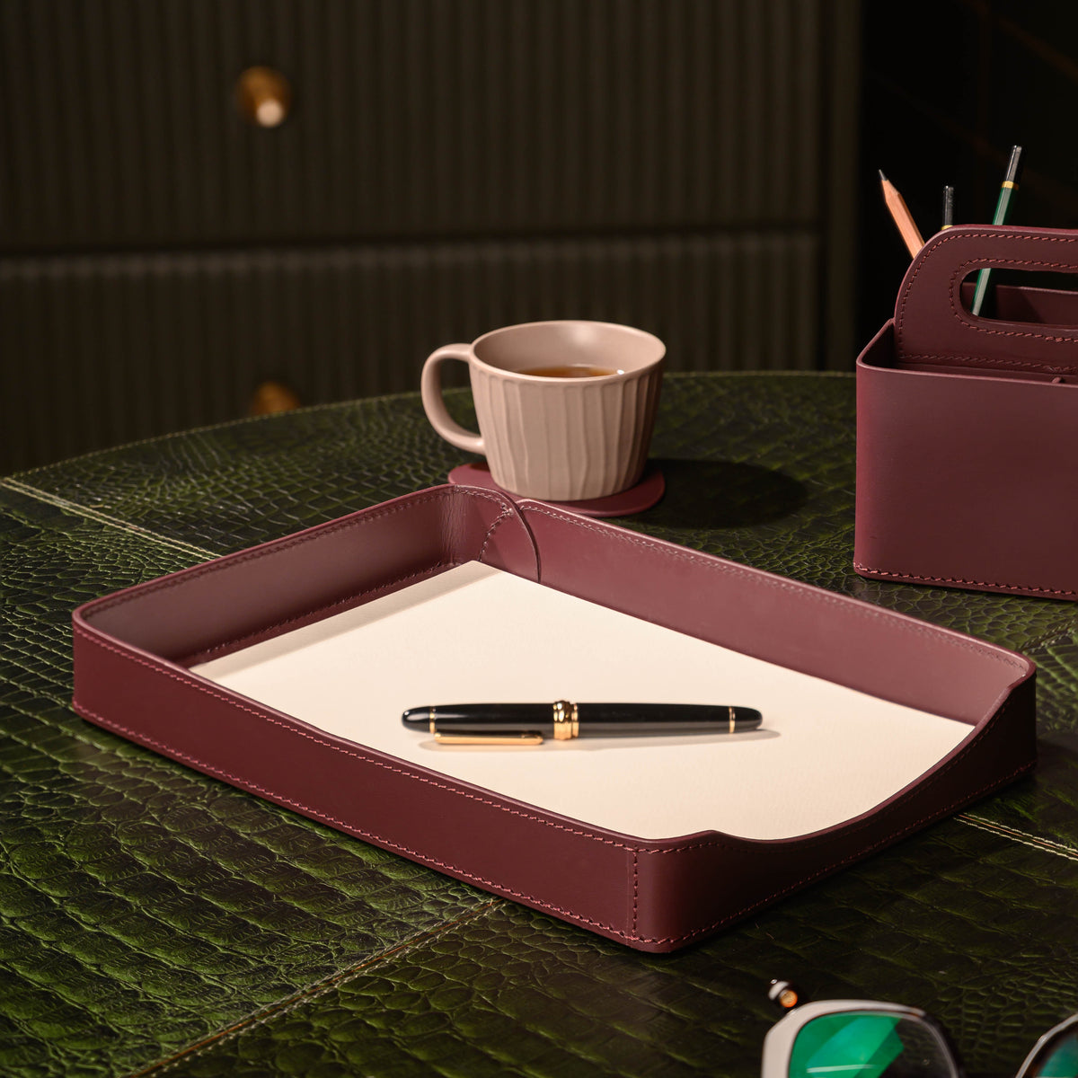 Sterling Classic A4 Papertray Bordeaux