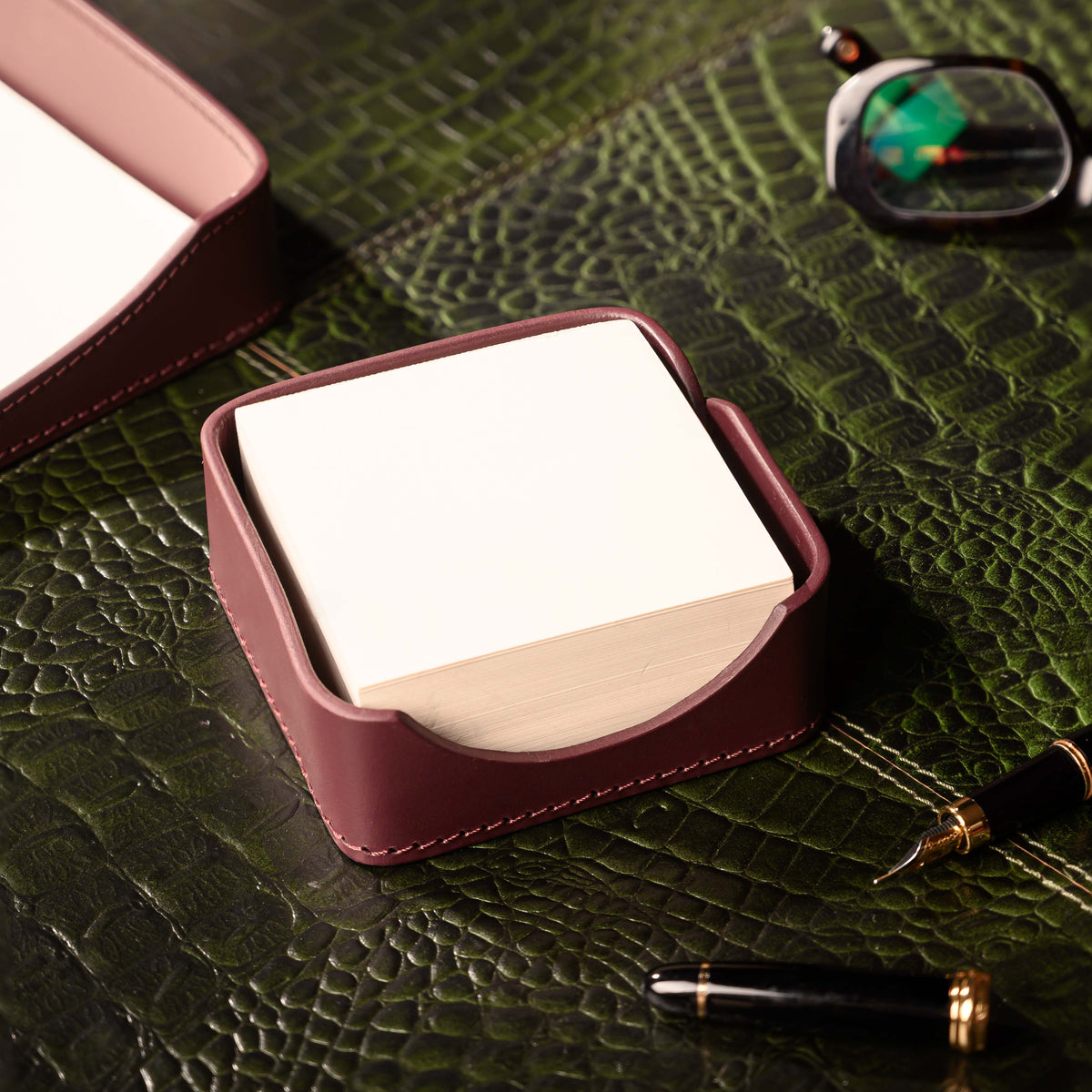 Sterling Classic Memo Holder Bordeaux