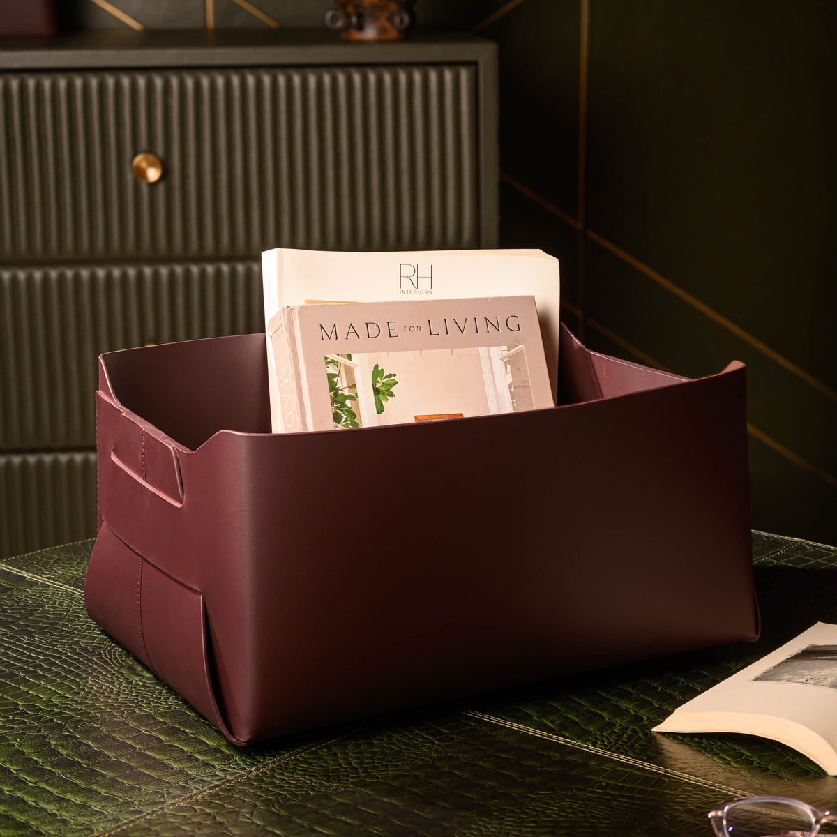 Sterling Classic Multipurpose Basket Bordeaux
