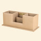 Desk Caddy Beige | Vegan Leather Desk Organizers
