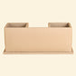 Desk Caddy Beige | Vegan Leather Desk Organizers