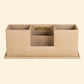 Desk Caddy Beige | Vegan Leather Desk Organizers