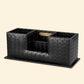 Desk Caddy Black | Vegan Leather Desk Organizers