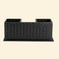 Desk Caddy Black | Vegan Leather Desk Organizers
