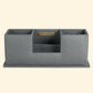 Desk Caddy Grey | Vegan Leather Desk Organizers