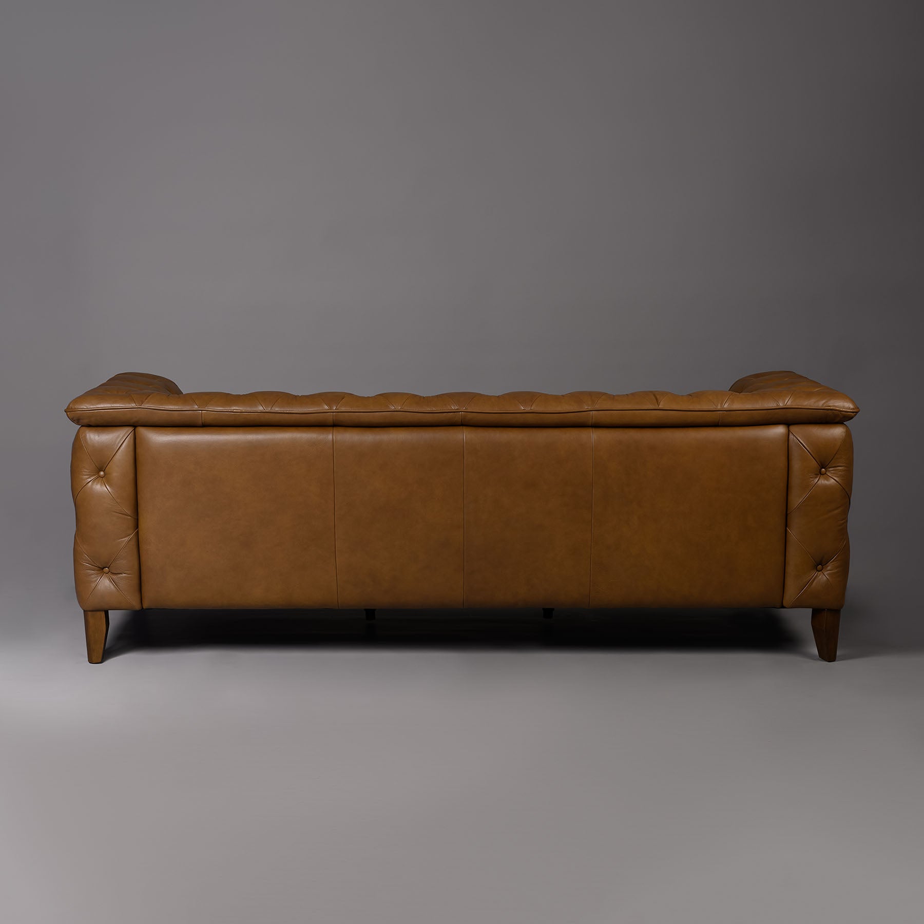 Exeter Chesterfield Three Seater Sofa Brown