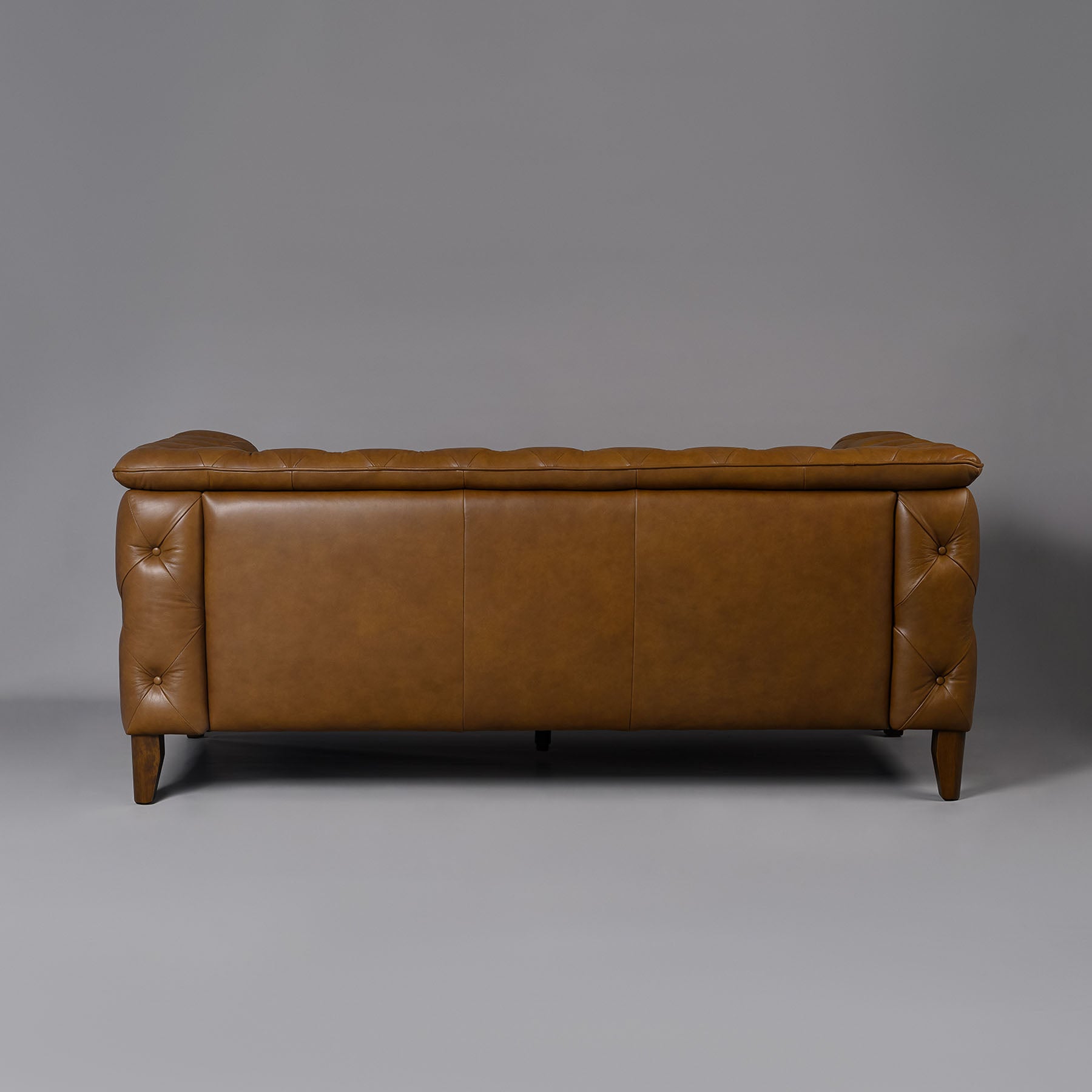 Exeter Chesterfield Two Seater Sofa Brown