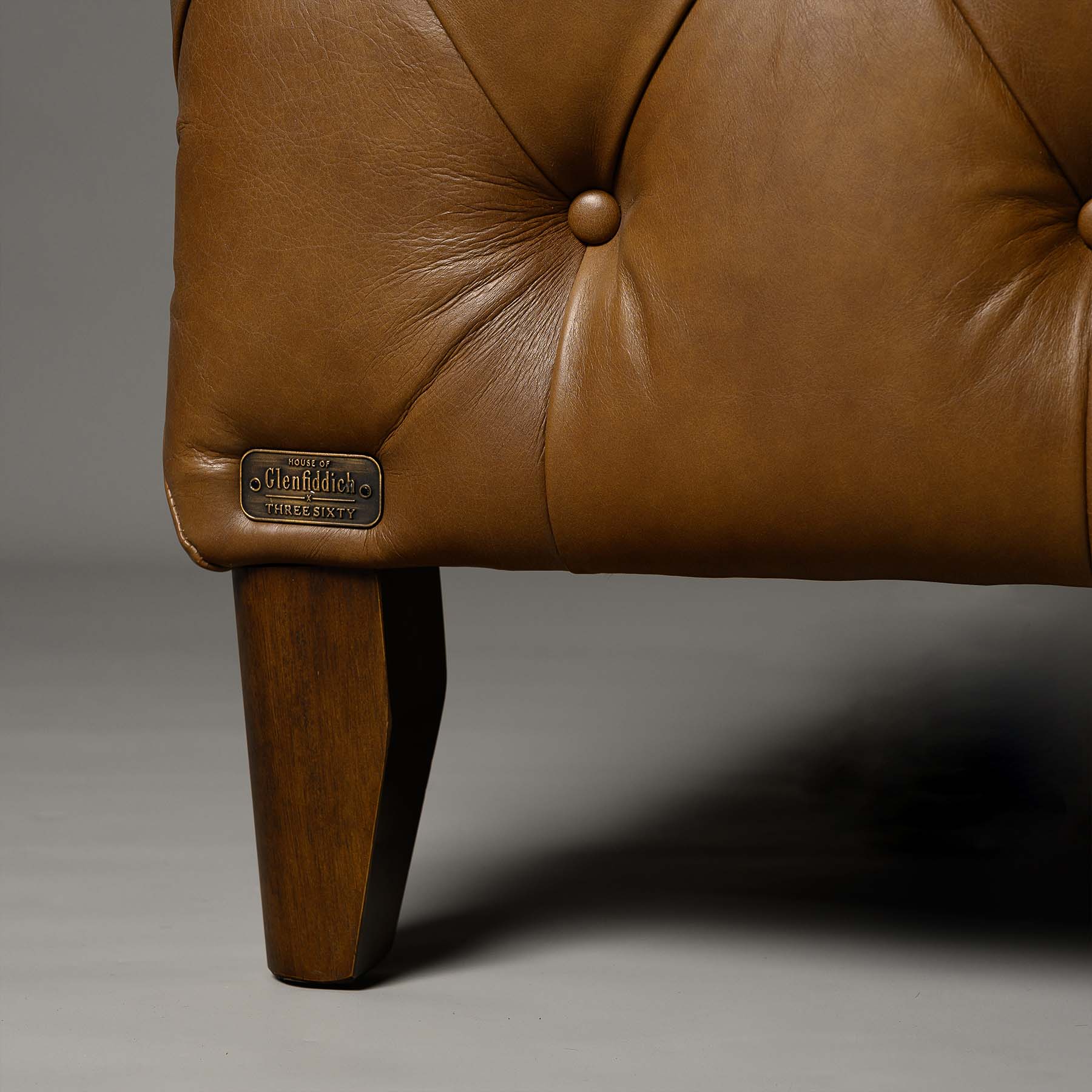 Exeter Chesterfield Two Seater Sofa Brown