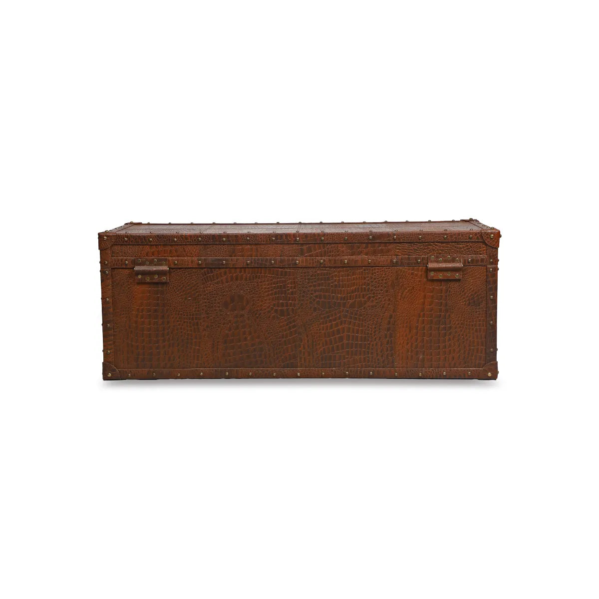 Genuine Leather Chest Of Drawers In Tan Colour