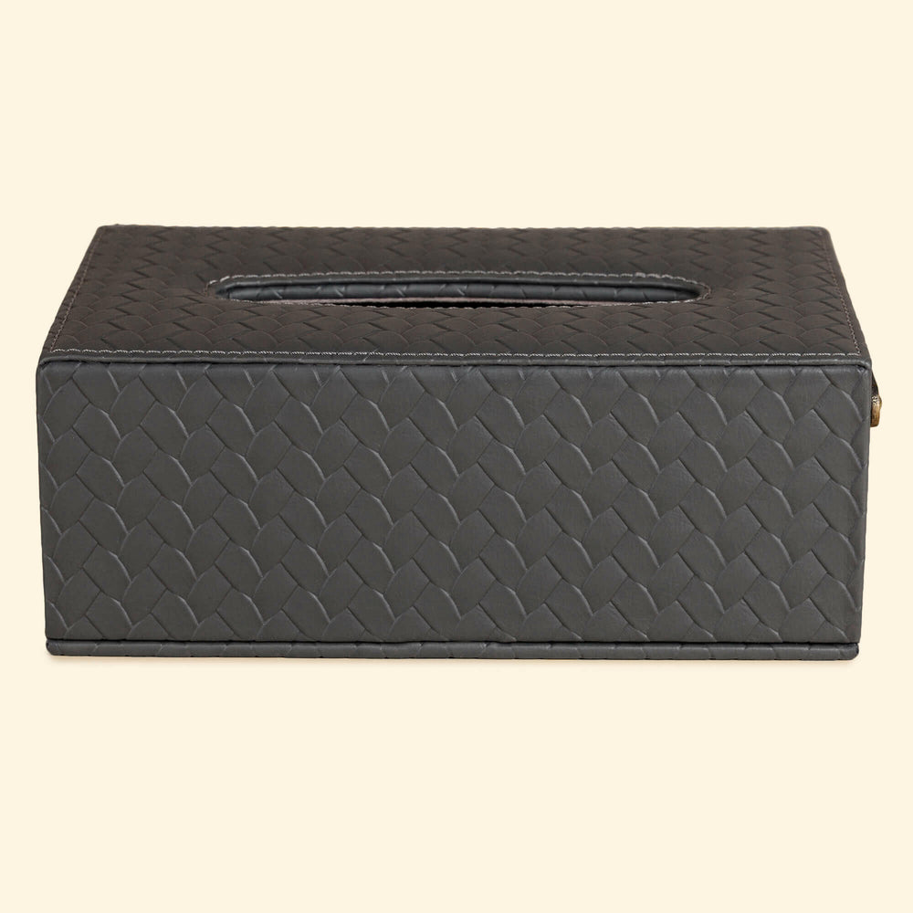 Entwine Grey Tissue Box