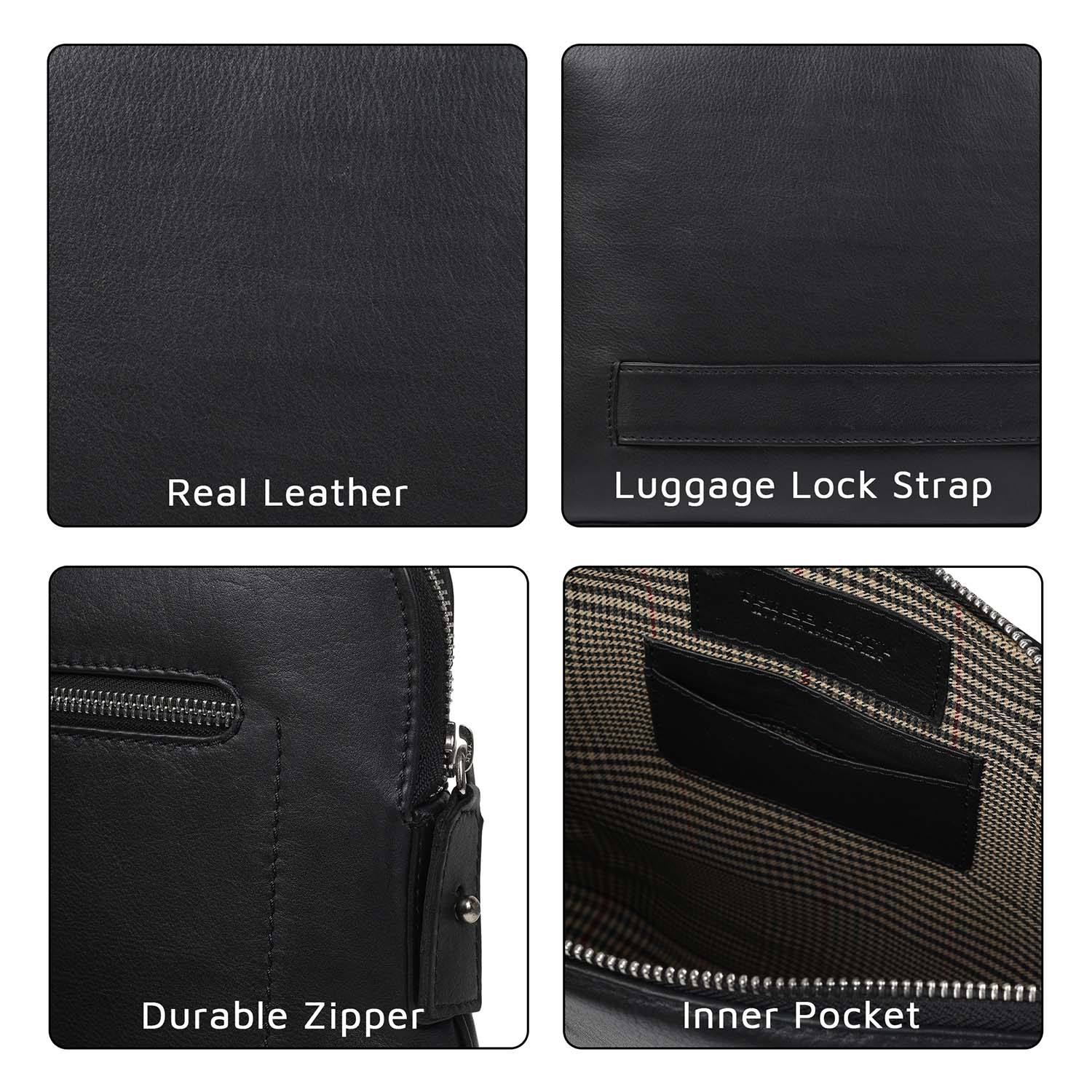 Harrison Tablet Sleeve Organizer Black