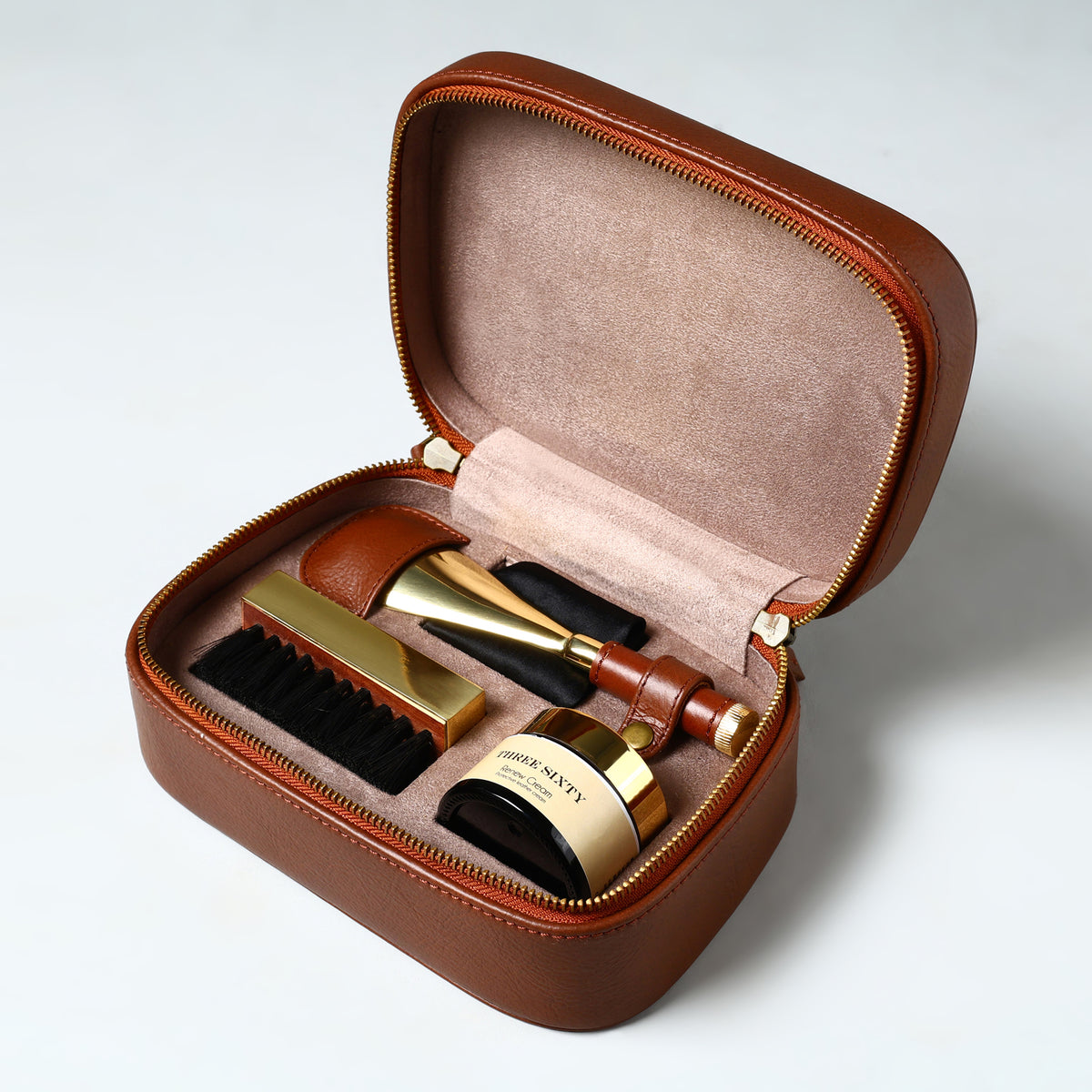 Voyage Shoe Care Kit Cognac