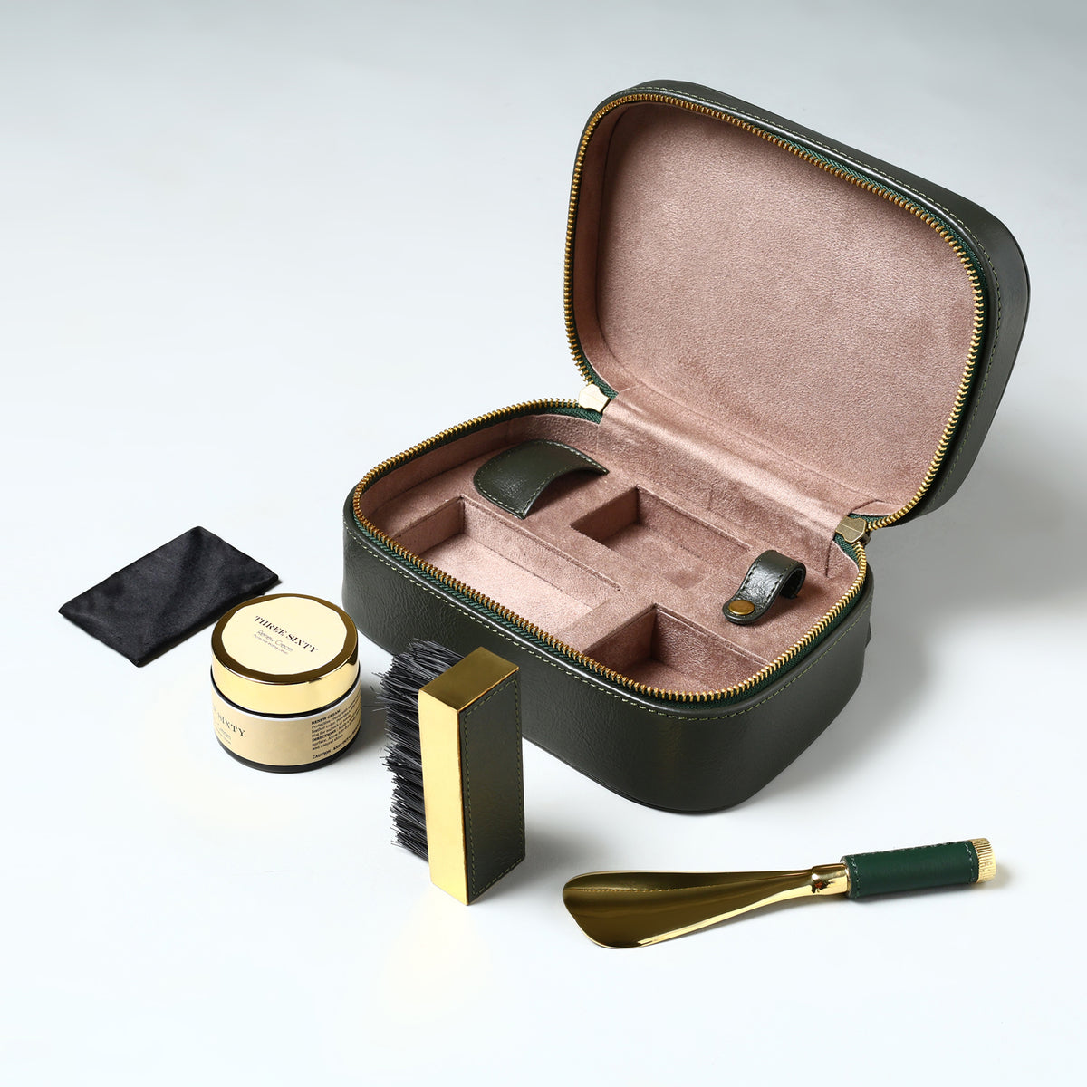 Voyage Shoe Care Kit Green