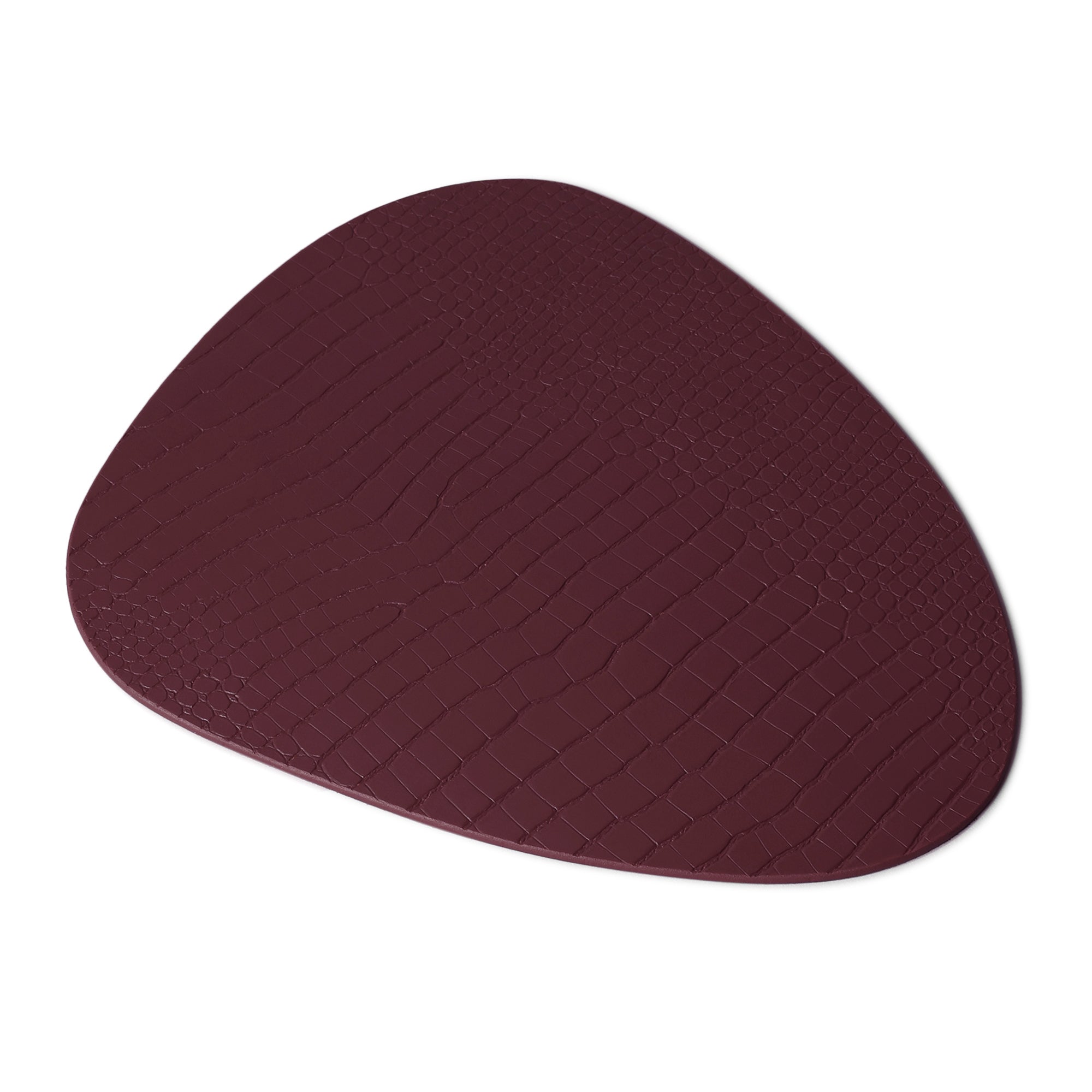Sterling Croco Mousepad Bordeaux