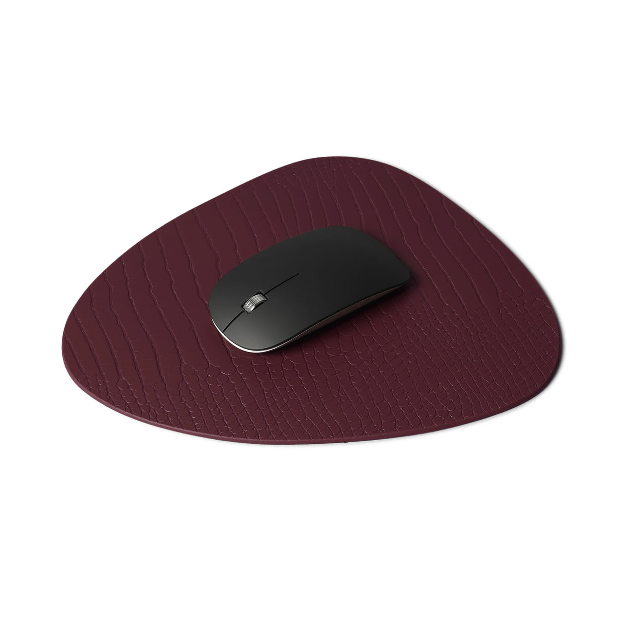Sterling Croco Mousepad Bordeaux