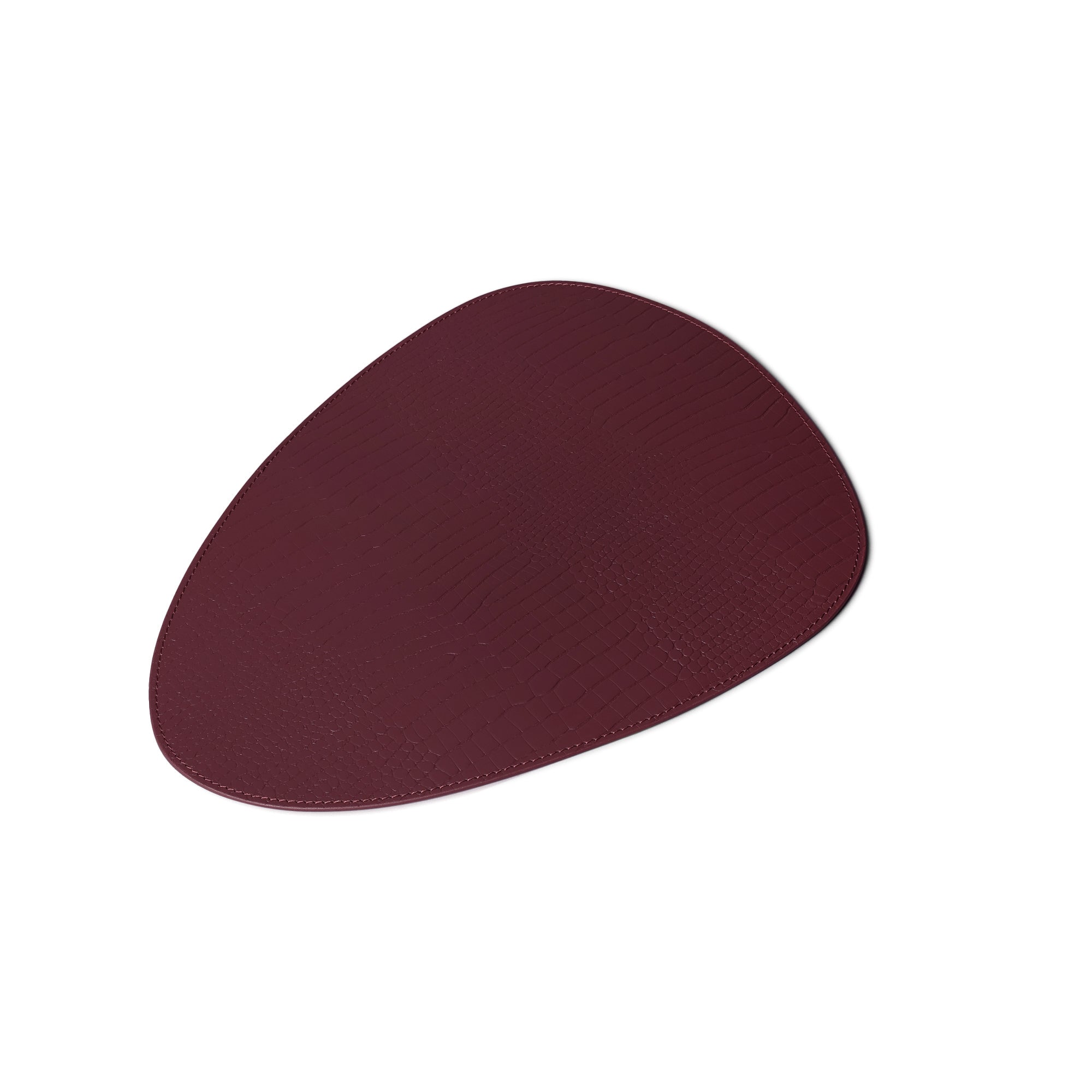 Sterling Croco Placemats Bordeaux