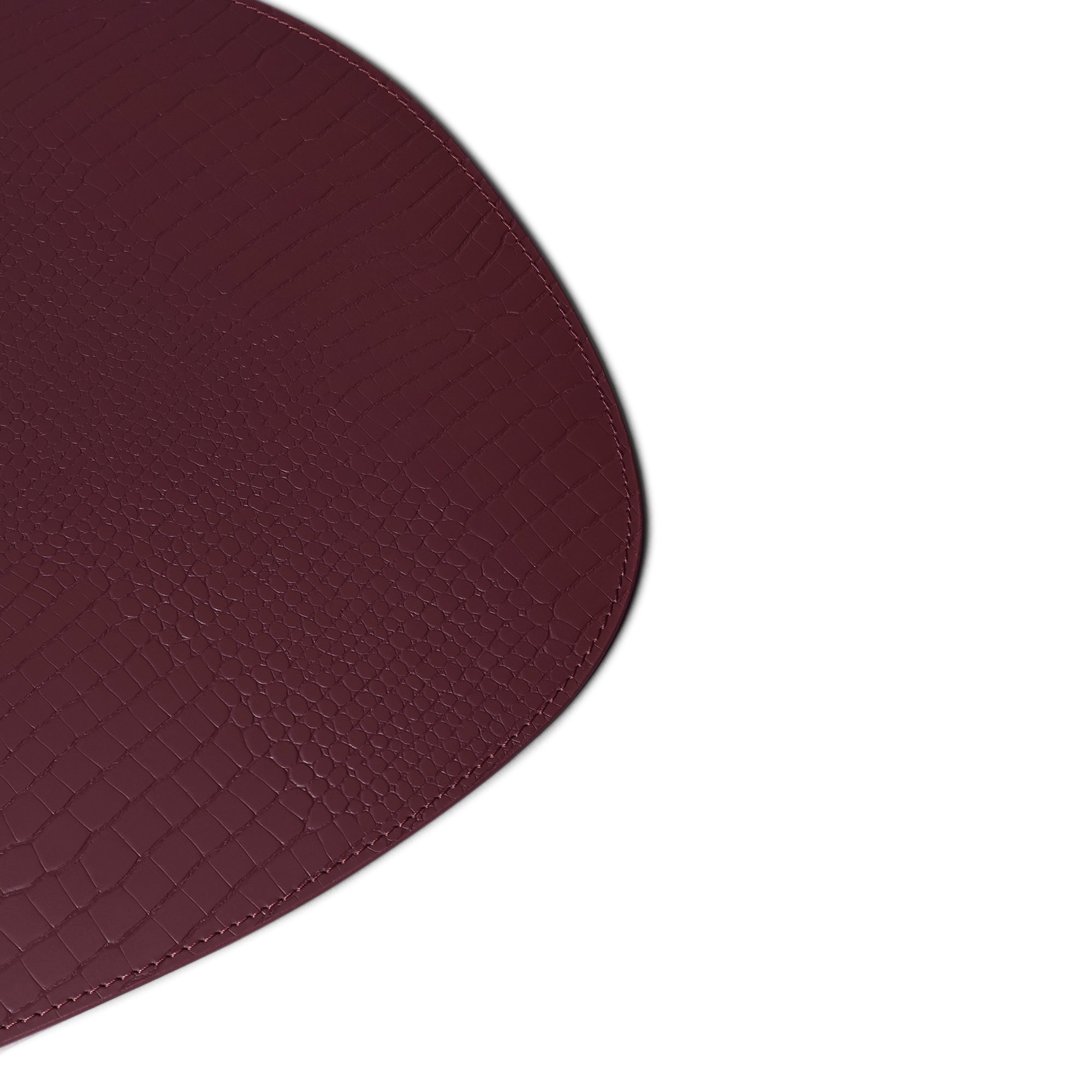 Sterling Croco Placemats Bordeaux