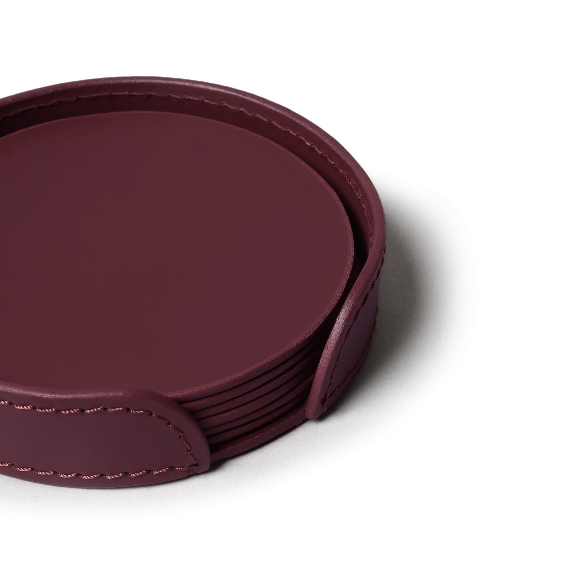 Sterling Classic Coasters Round Bordeaux