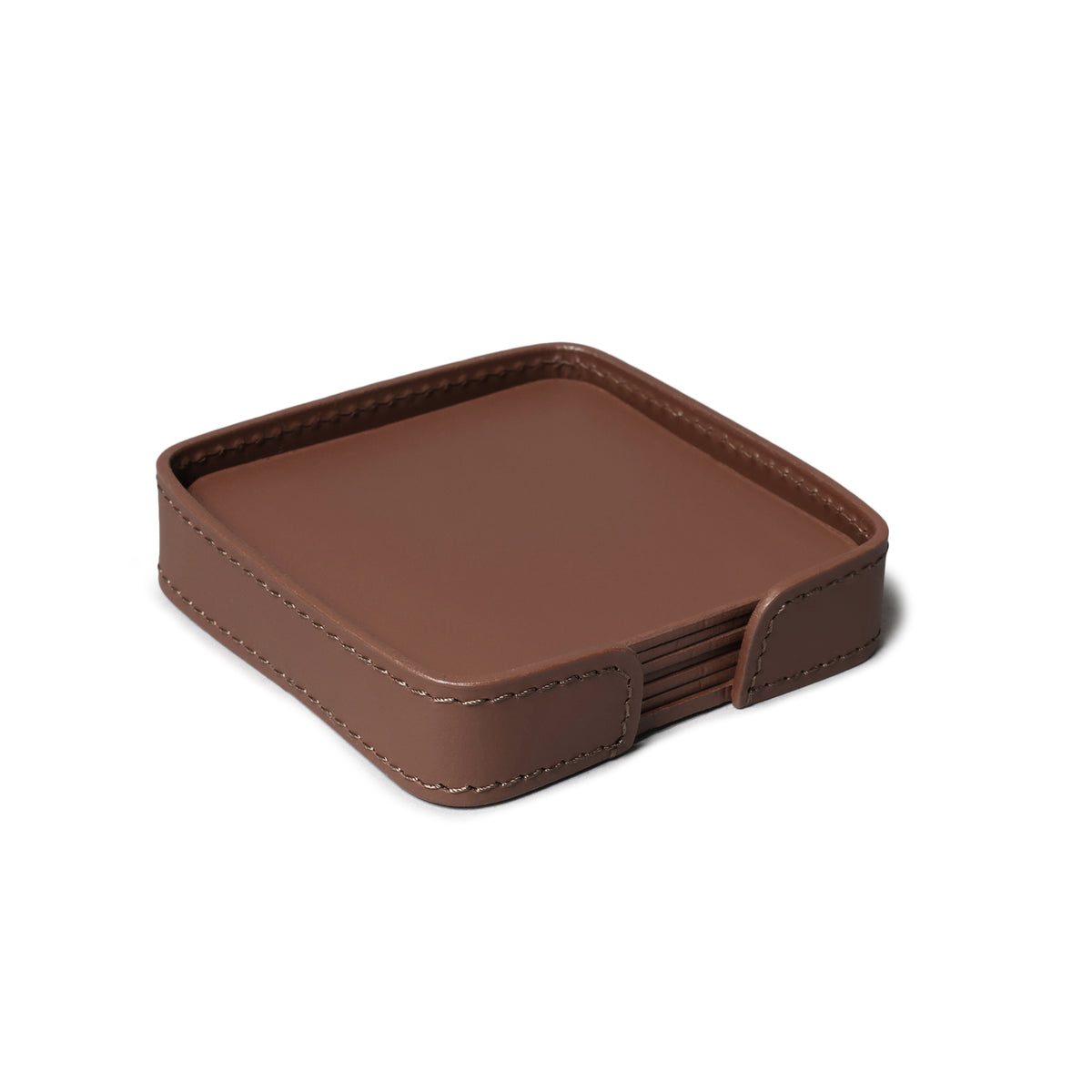 Sterling Classic Coasters Square Antique Brown