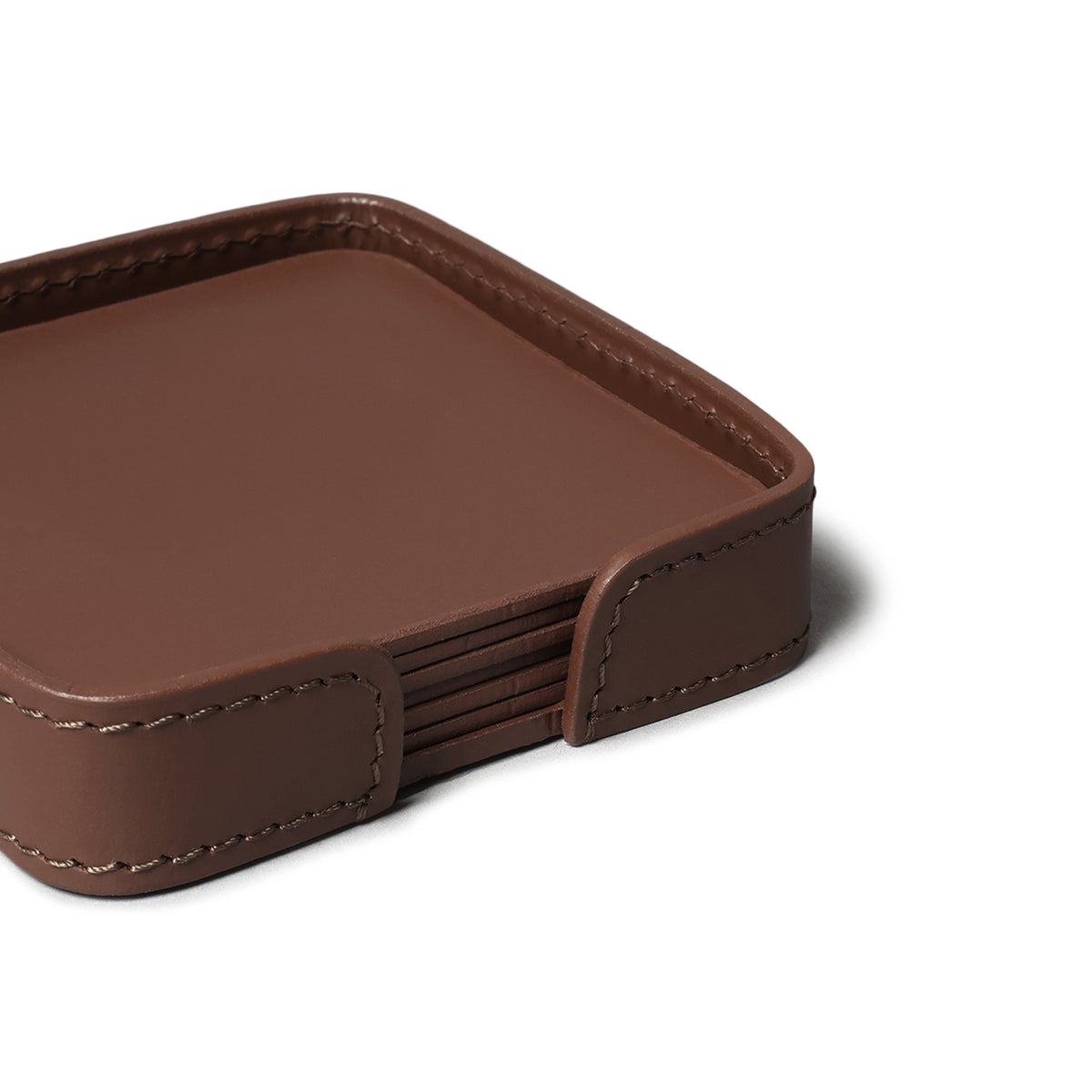 Sterling Classic Coasters Square Antique Brown