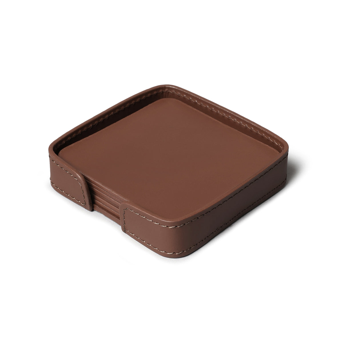 Sterling Classic Coasters Square Antique Brown