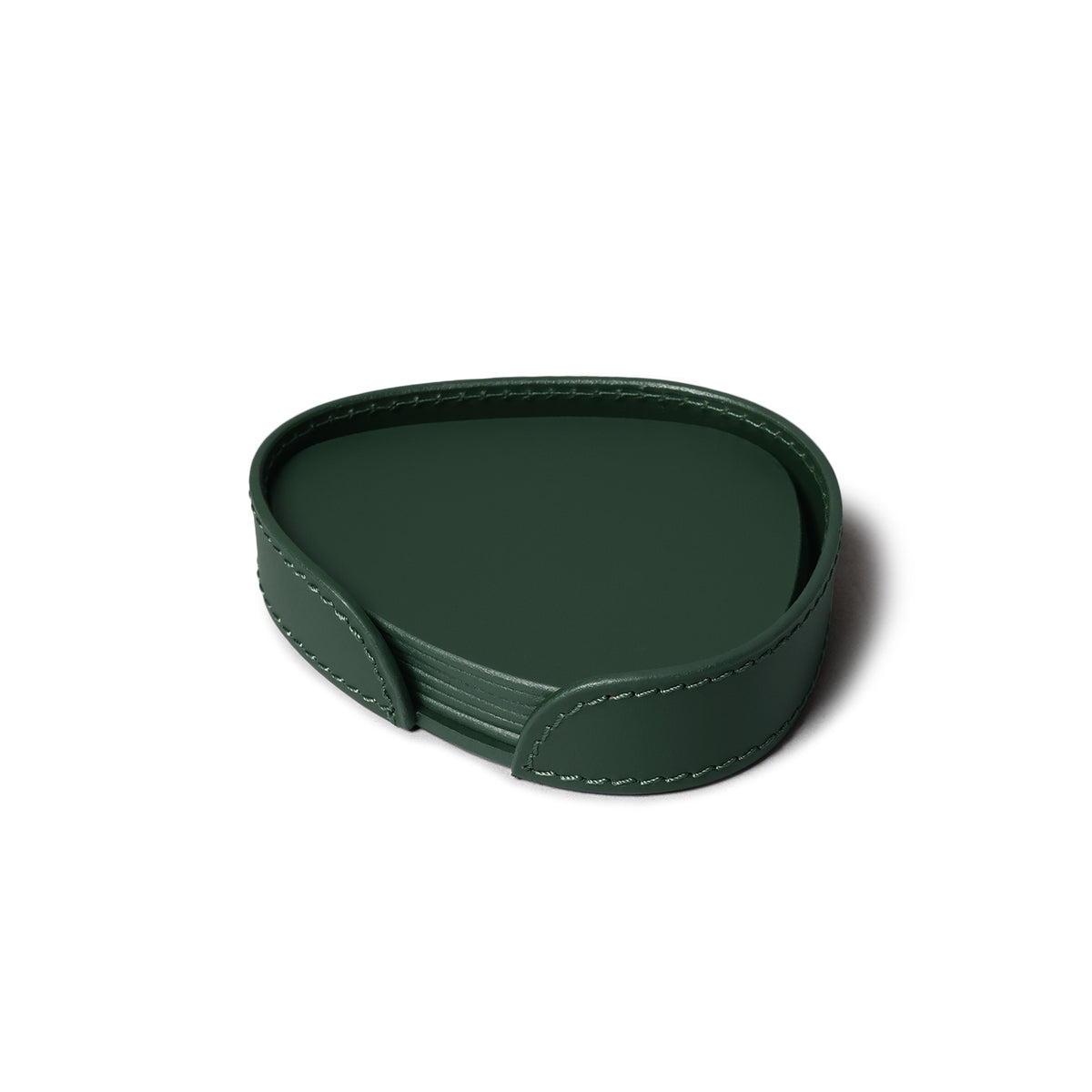 Sterling Classic Coasters Set Abstract Shape Green