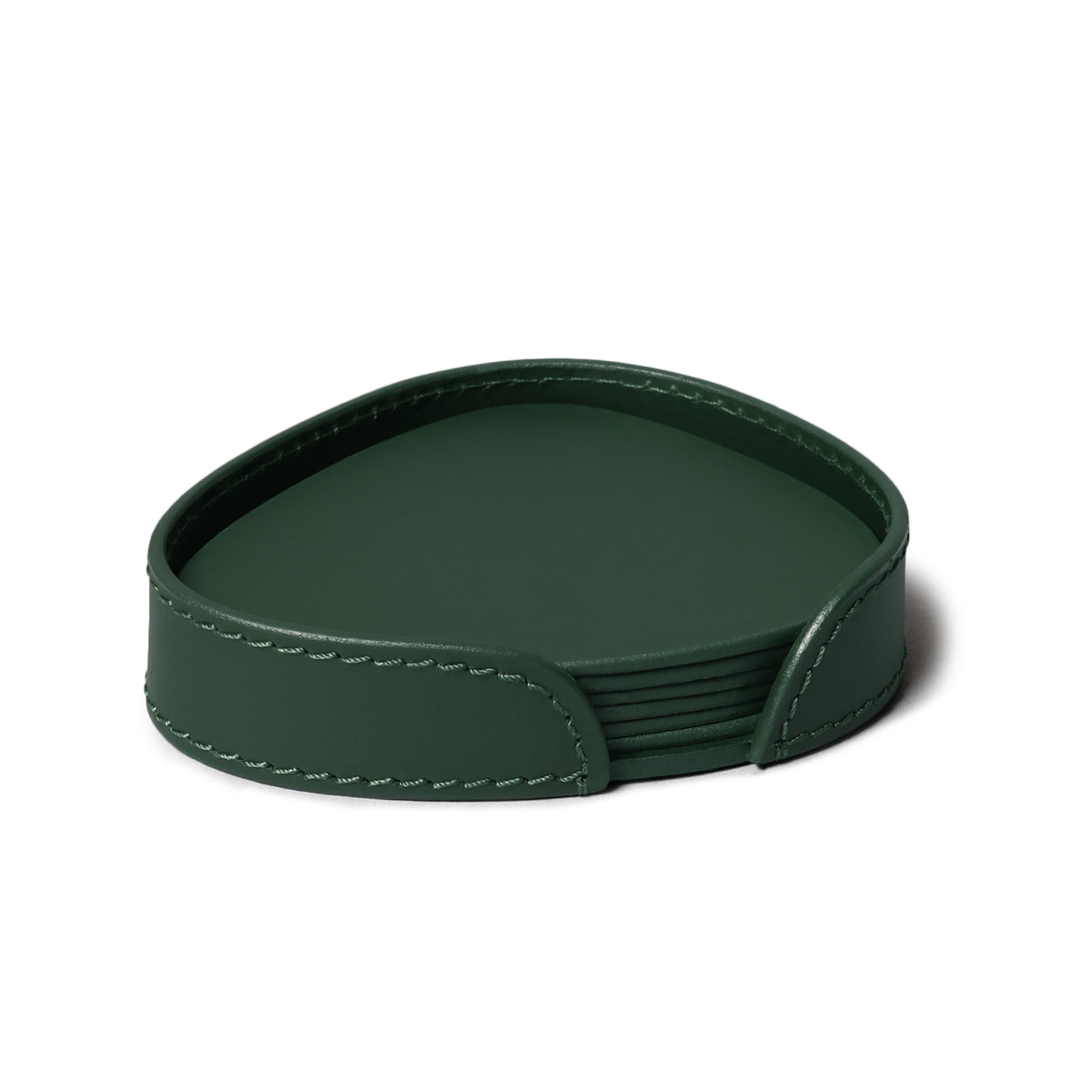 Sterling Classic Coasters Set Abstract Shape Green