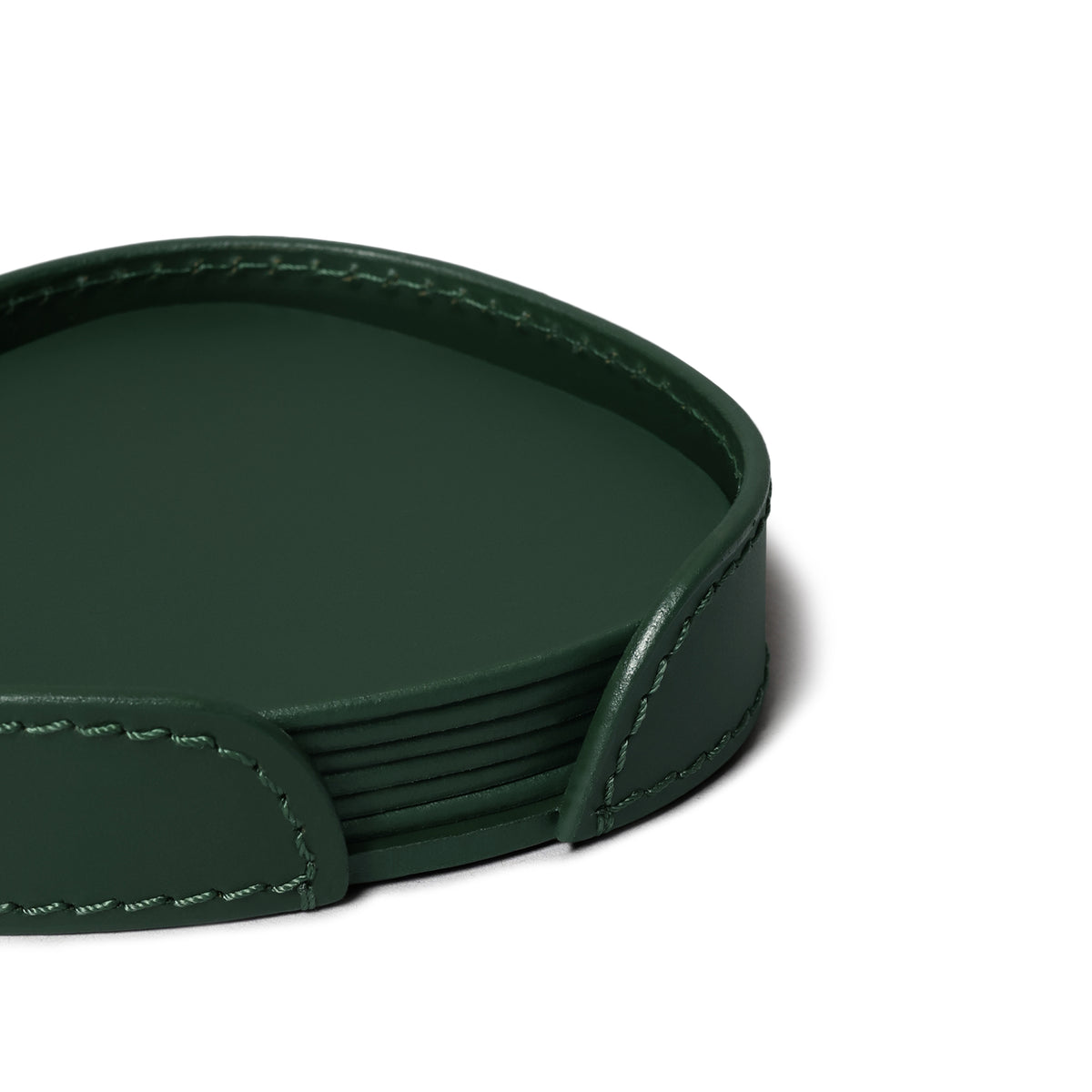 Sterling Classic Coasters Set Abstract Shape Green