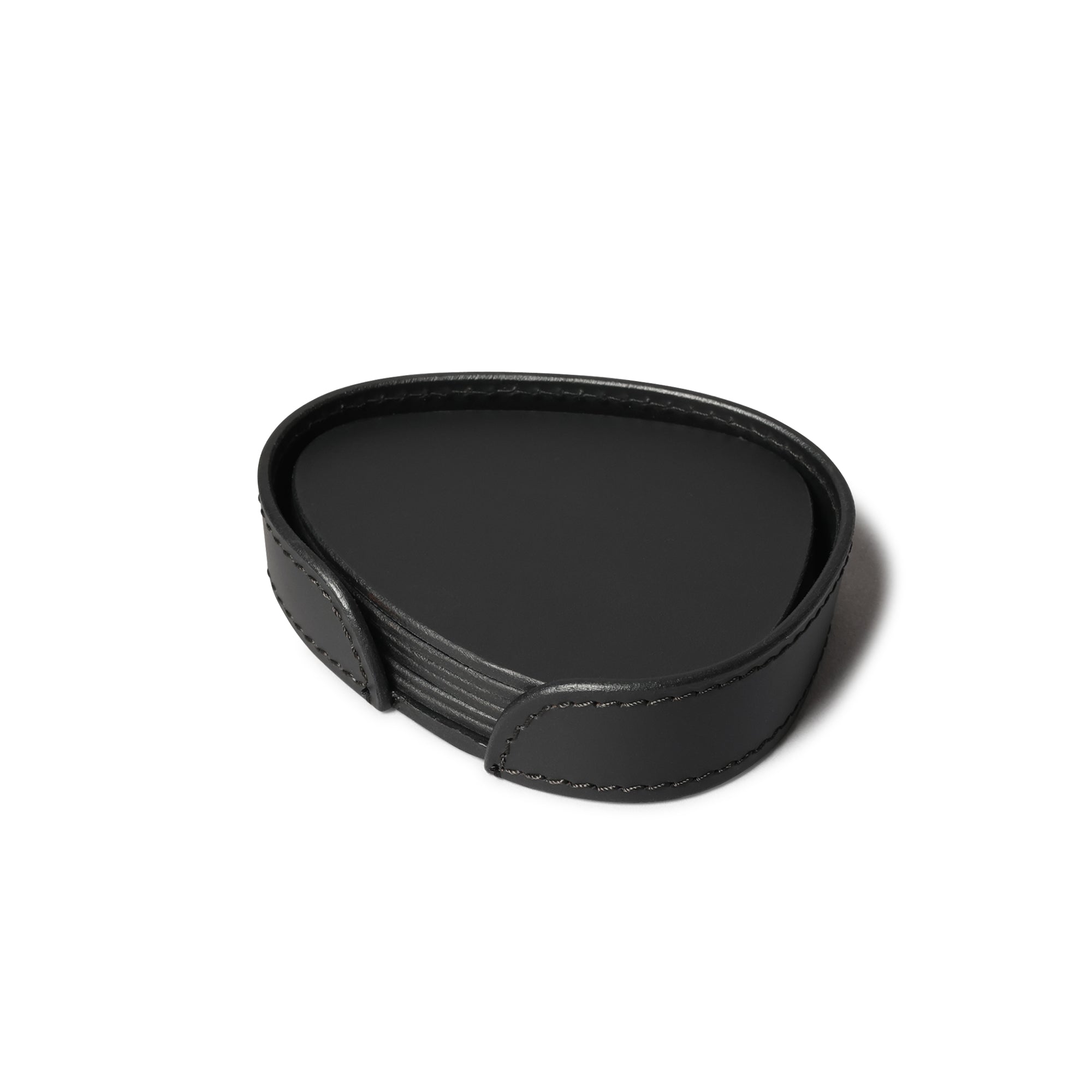 Sterling Classic Coasters Set Abstract Shape Black