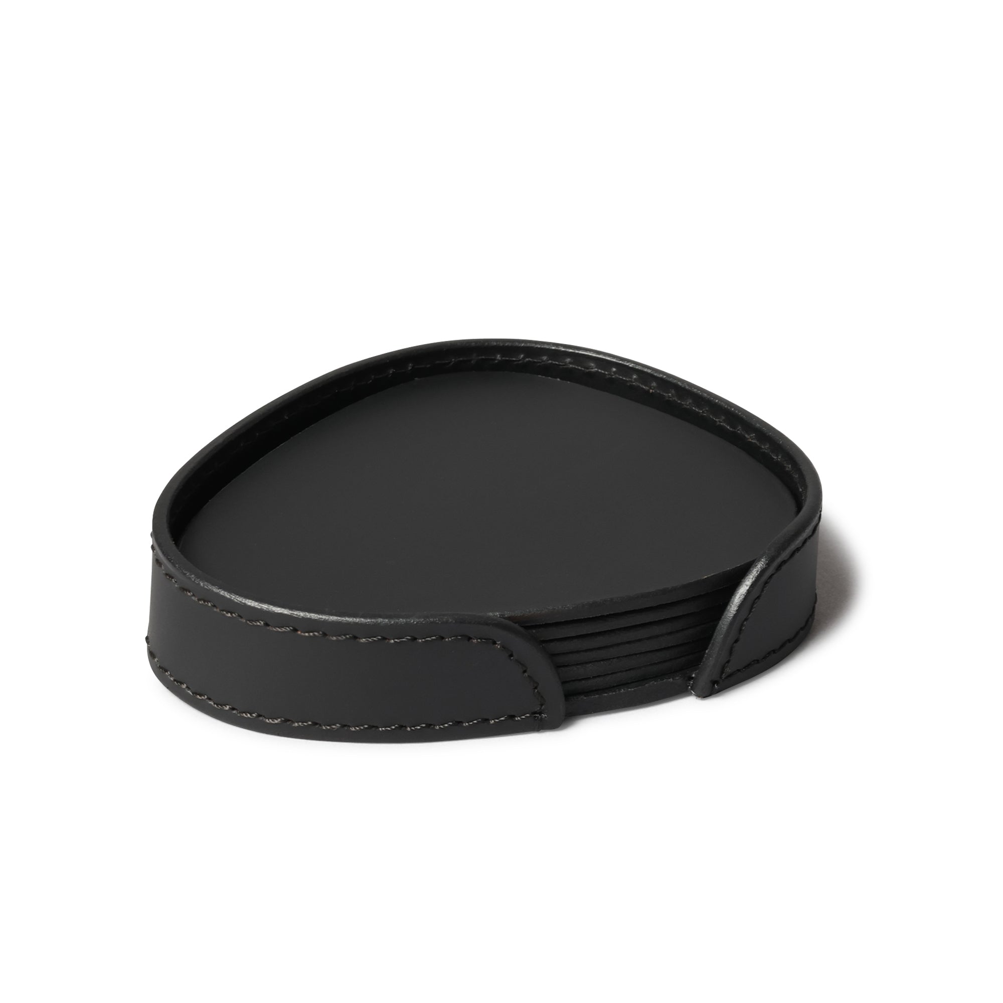 Sterling Classic Coasters Set Abstract Shape Black