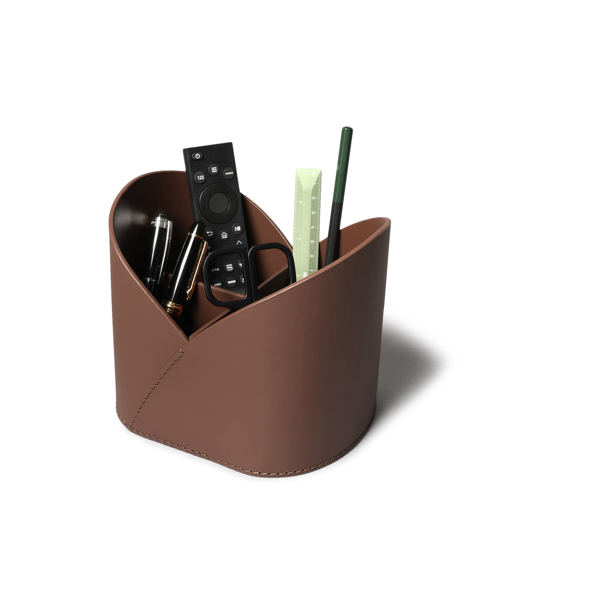 Sterling Classic Multipurpose Desk Caddy Antique Brown