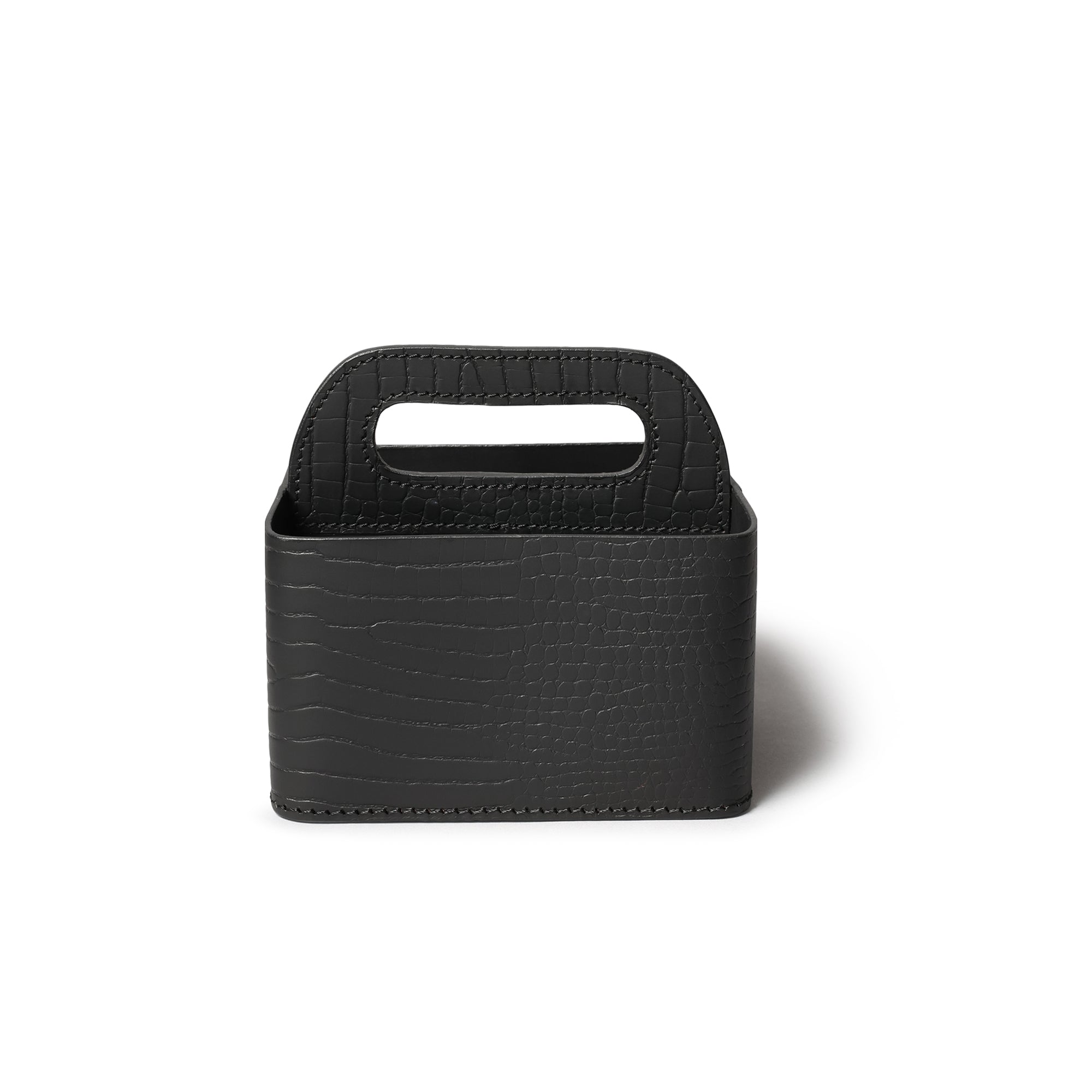 Sterling Croco Carry All Caddy Black