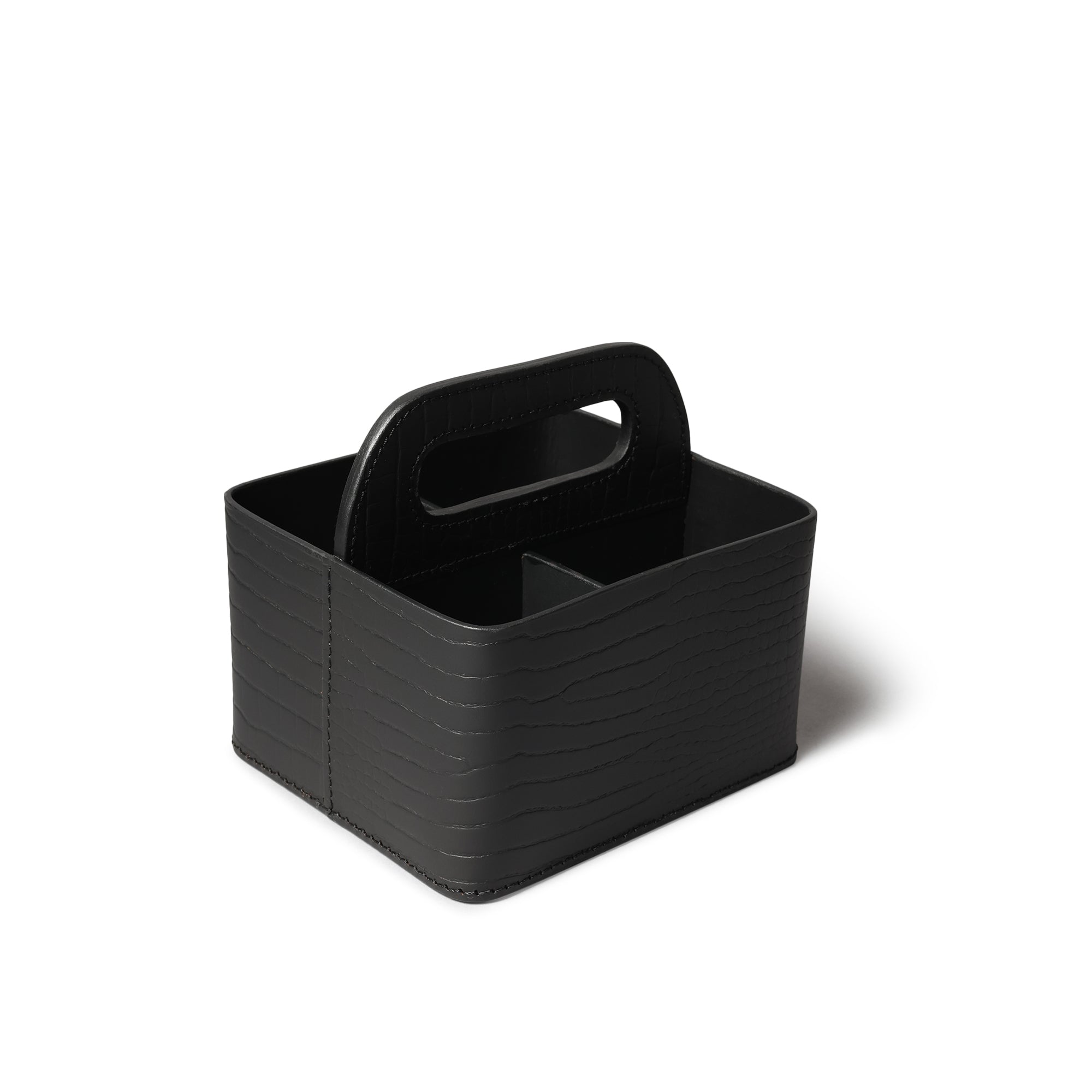 Sterling Croco Carry All Caddy Black