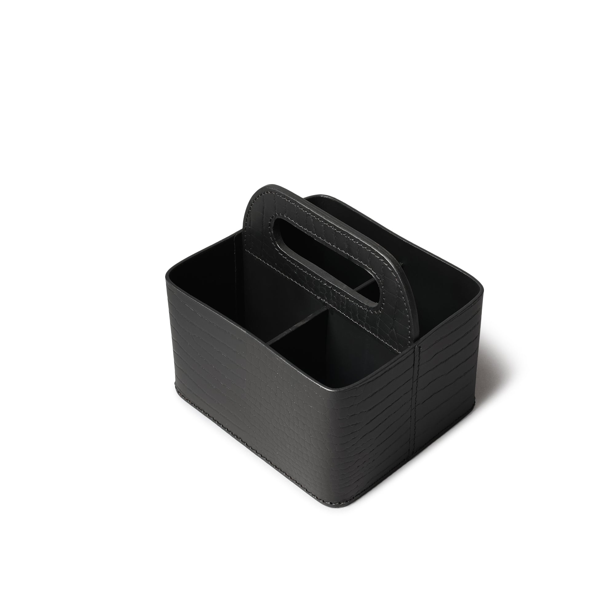 Sterling Croco Carry All Caddy Black