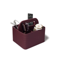Sterling Croco Carry All Caddy Bordeaux