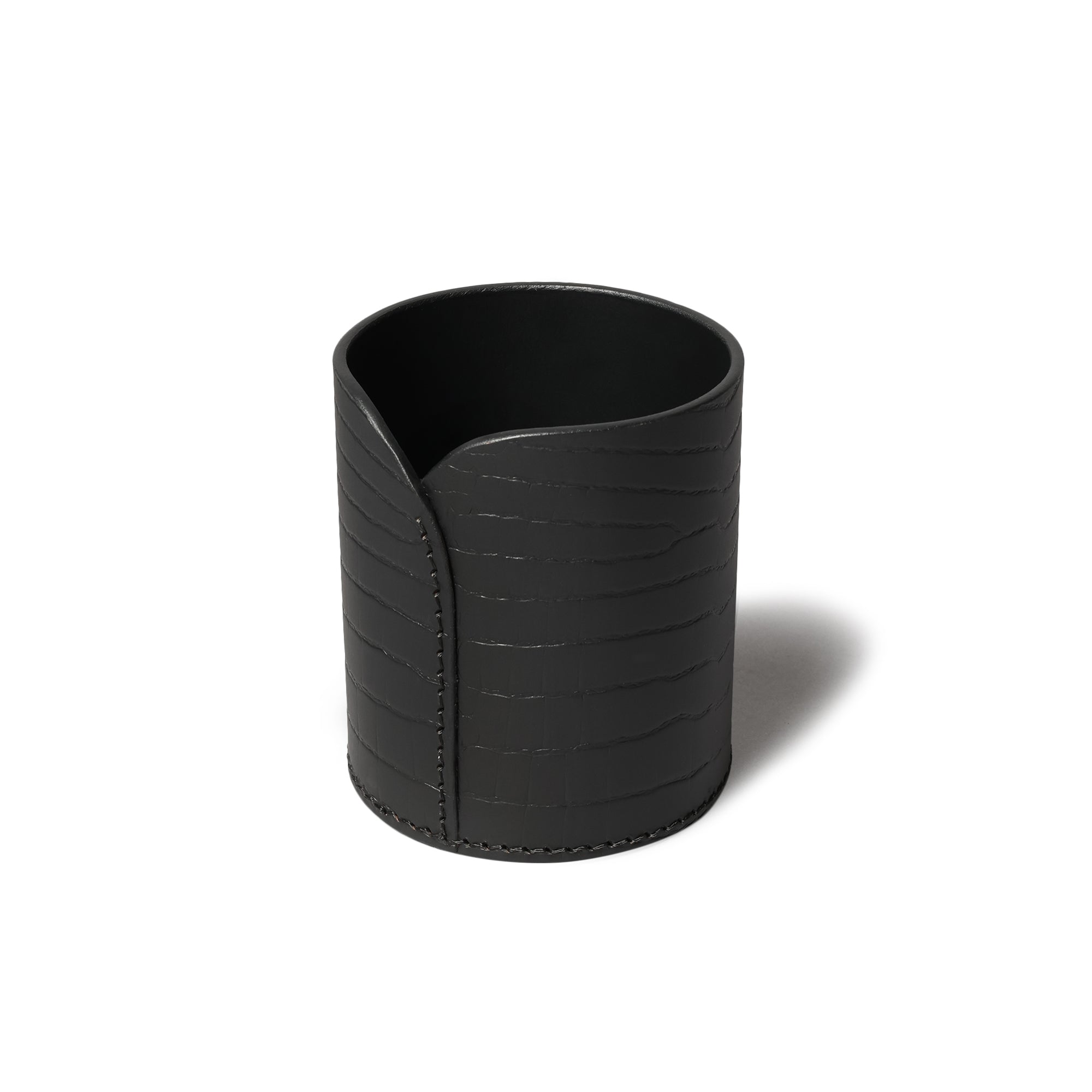 Sterling Croco Pencup Black