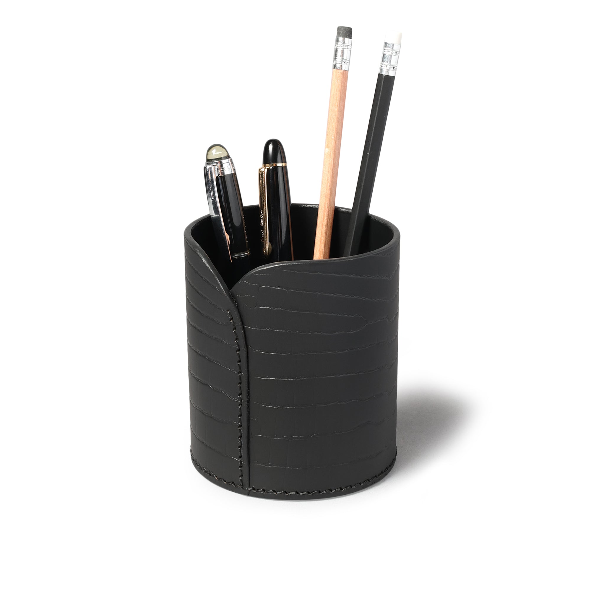 Sterling Croco Pencup Black